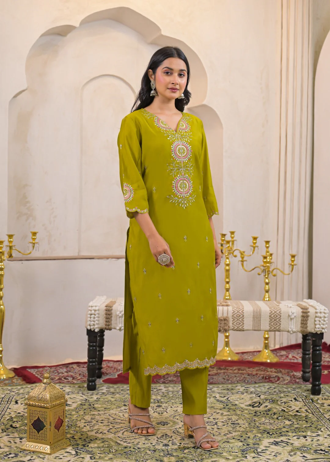 Ivy Zest Embroidered Suit Set - Image 5
