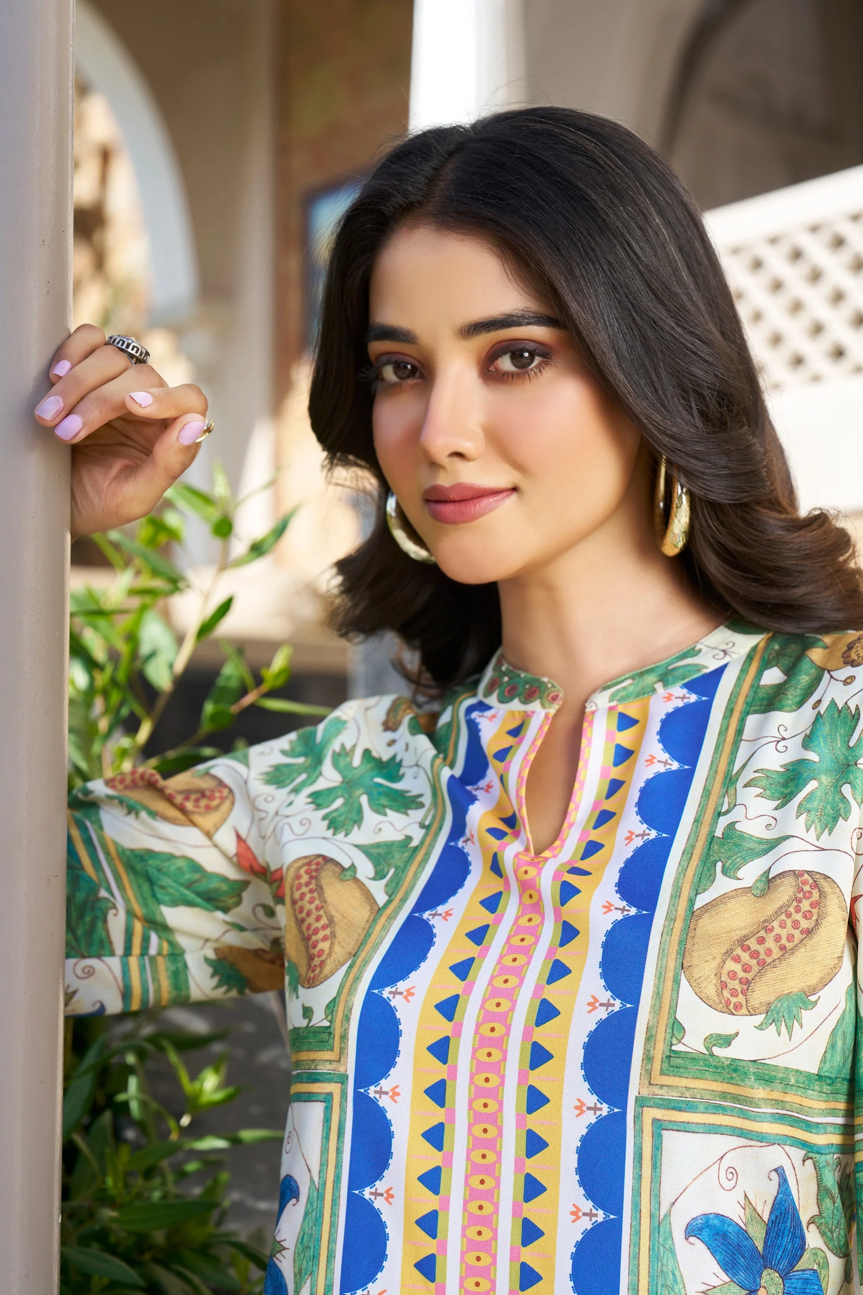Vastramaya Rainbow cotton Co-ord set - Image 6