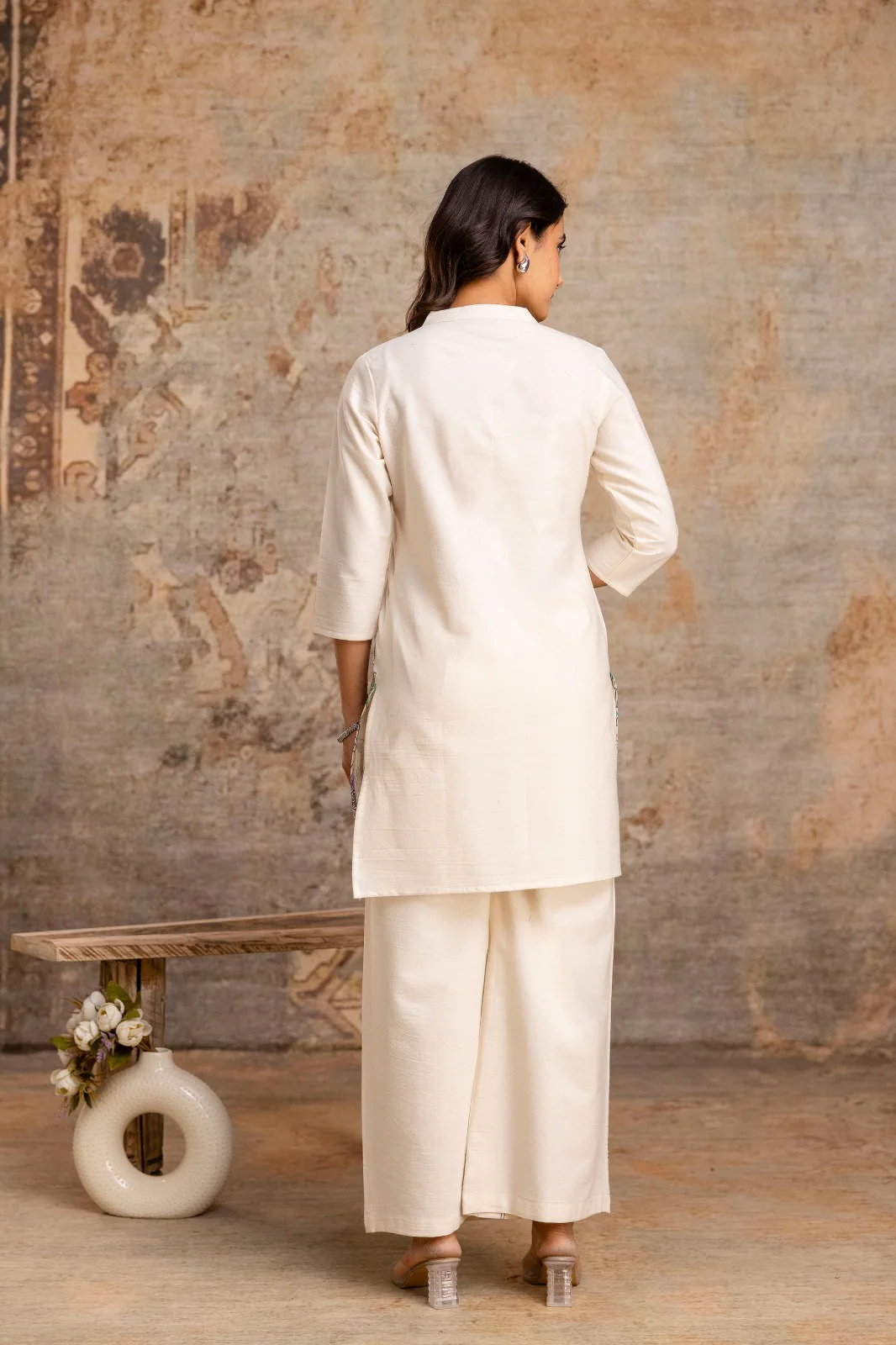 Hardik Emerald Cotton Co-ord Set - Image 3