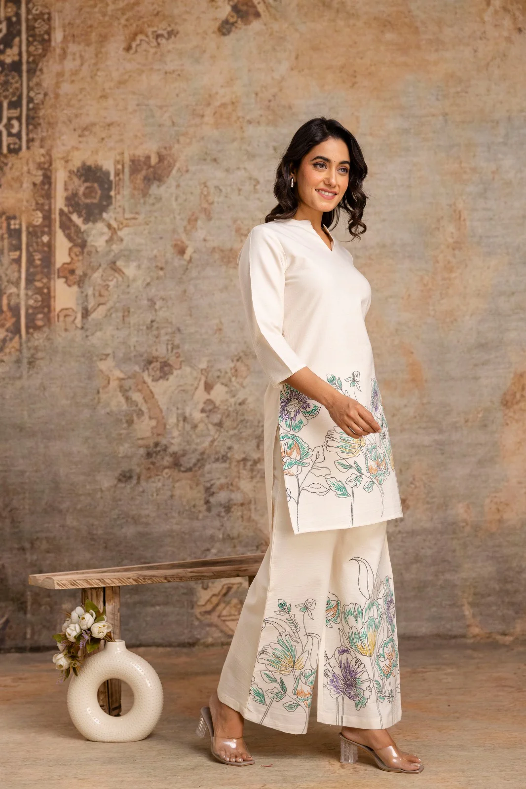 Hardik Emerald Cotton Co-ord Set - Image 7