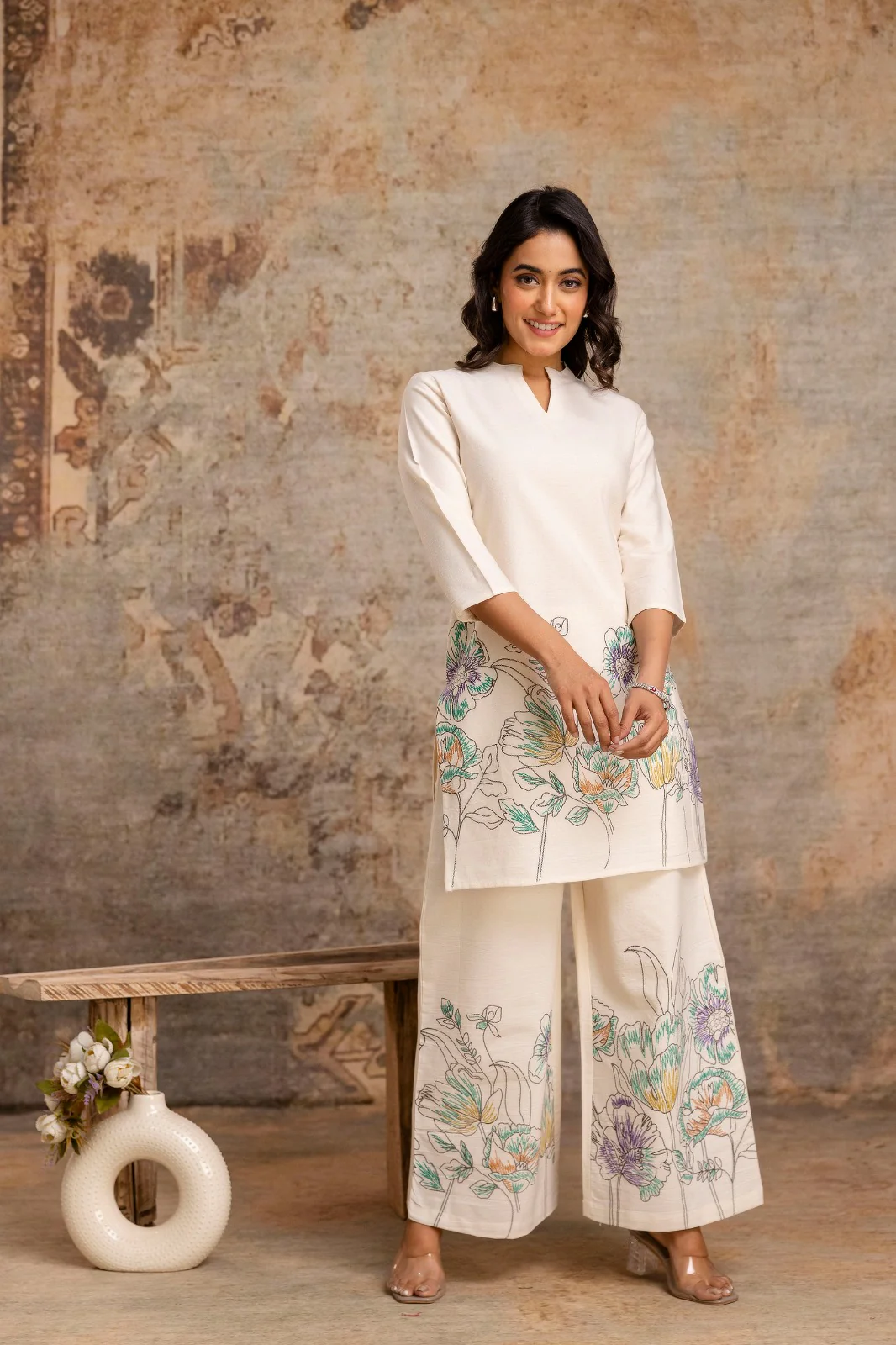 Hardik Emerald Cotton Co-ord Set - Image 8