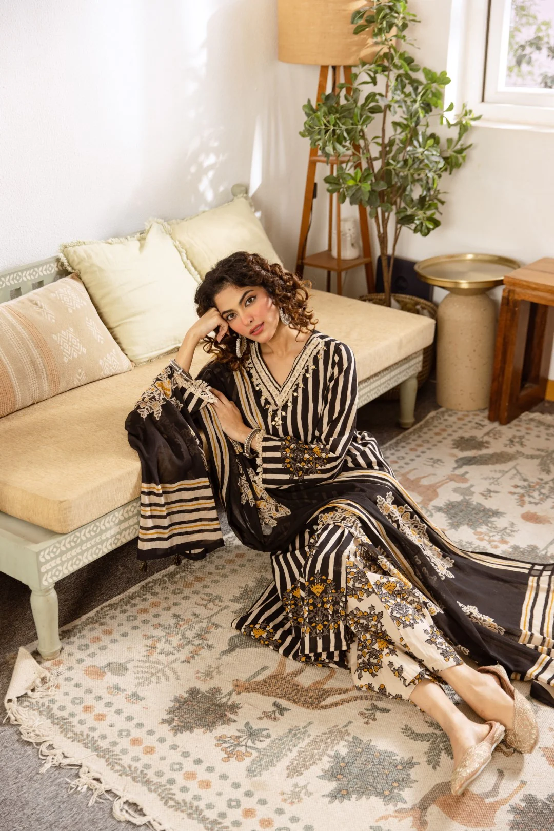 Kamli Sable Cotton Suit Set - Image 4