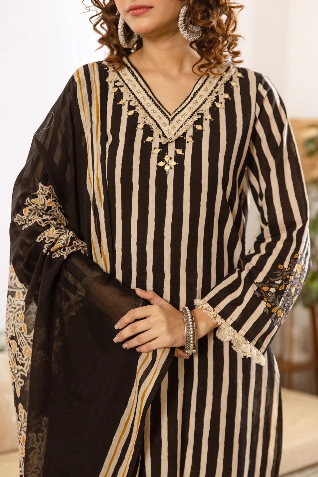 Kamli Sable Cotton Suit Set - Image 5