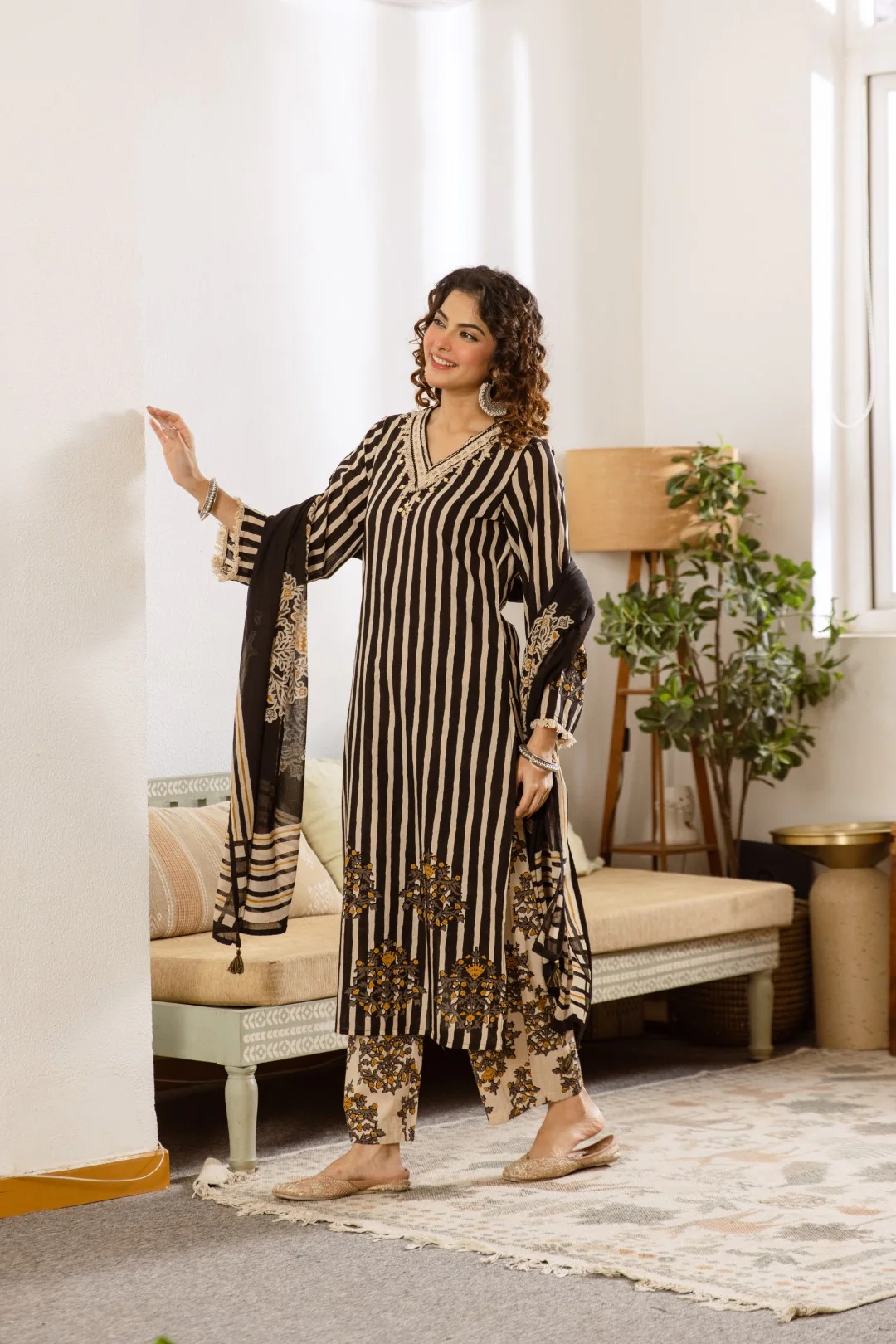 Kamli Sable Cotton Suit Set - Image 6