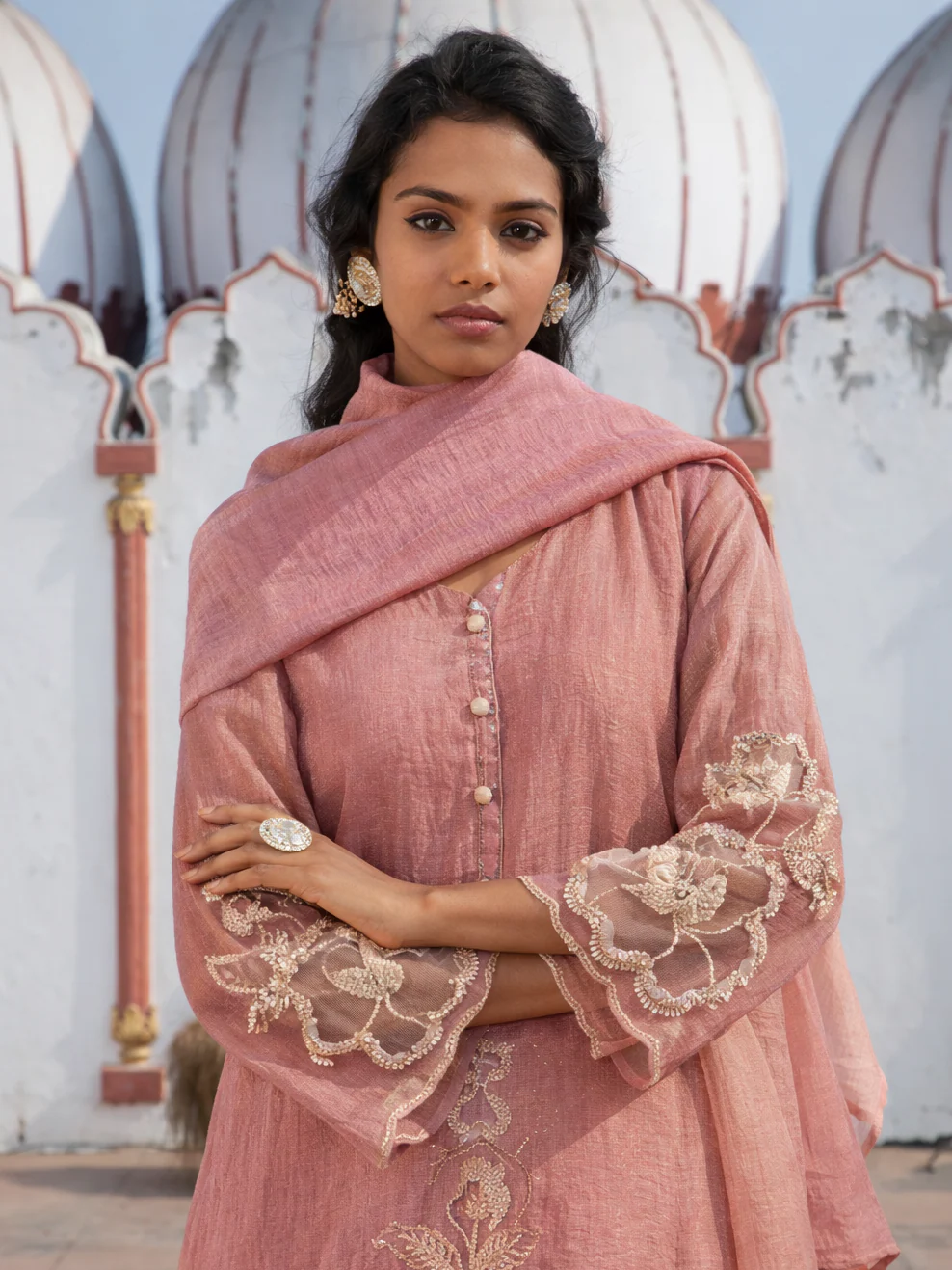 Mihika peony full work suit set - Image 2
