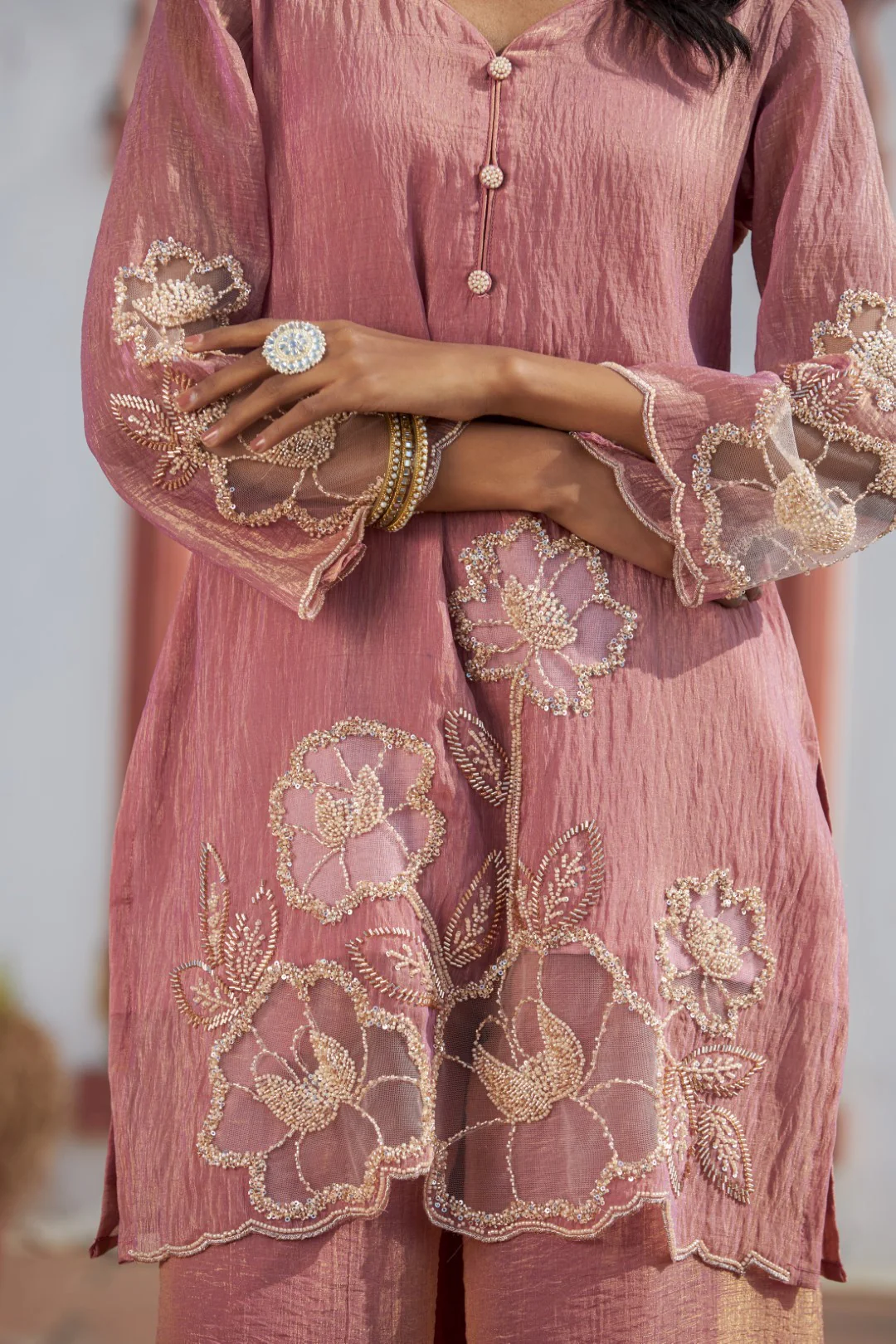 Mihika peony full work suit set - Image 5