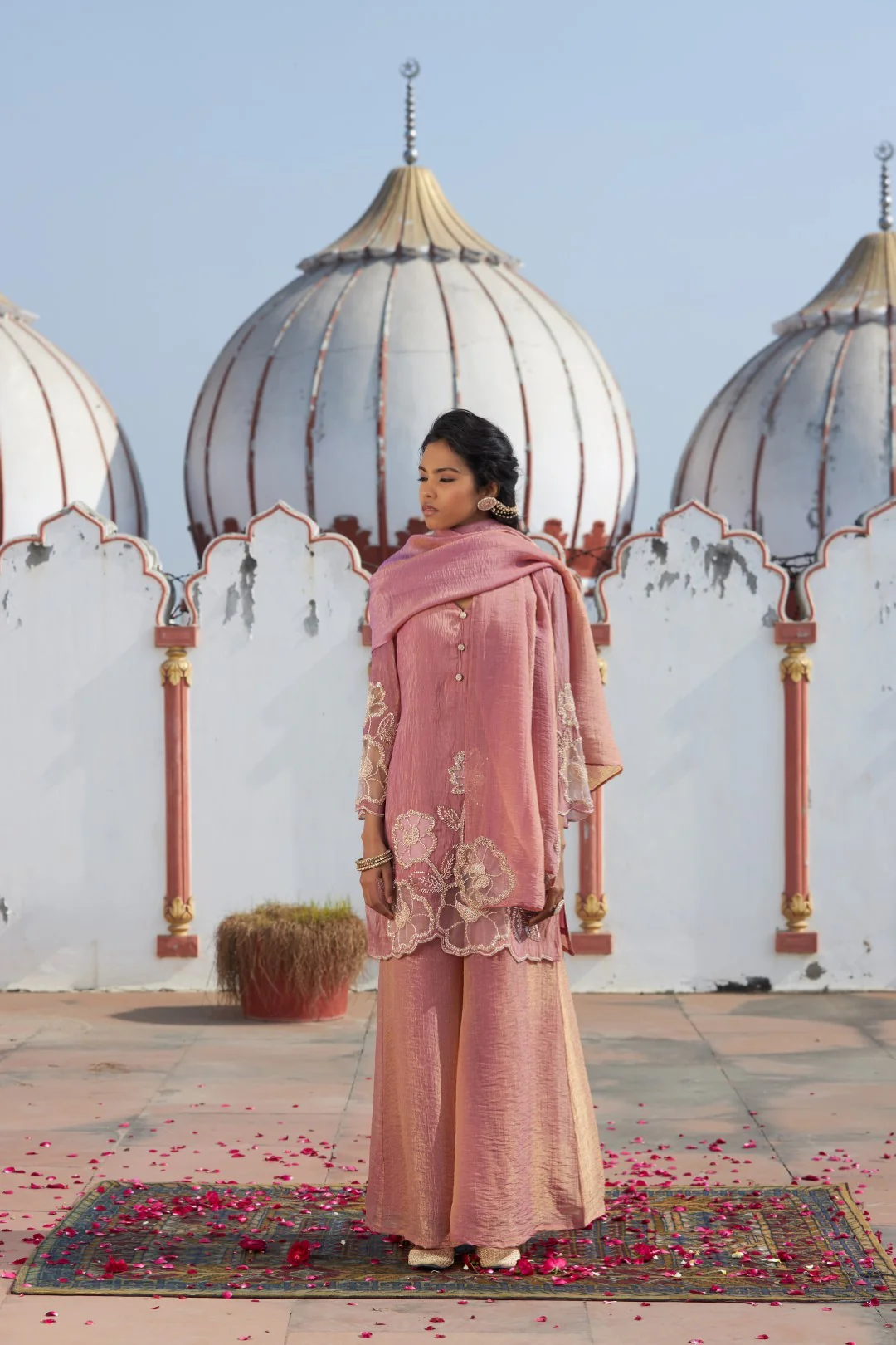 Mihika peony full work suit set - Image 7