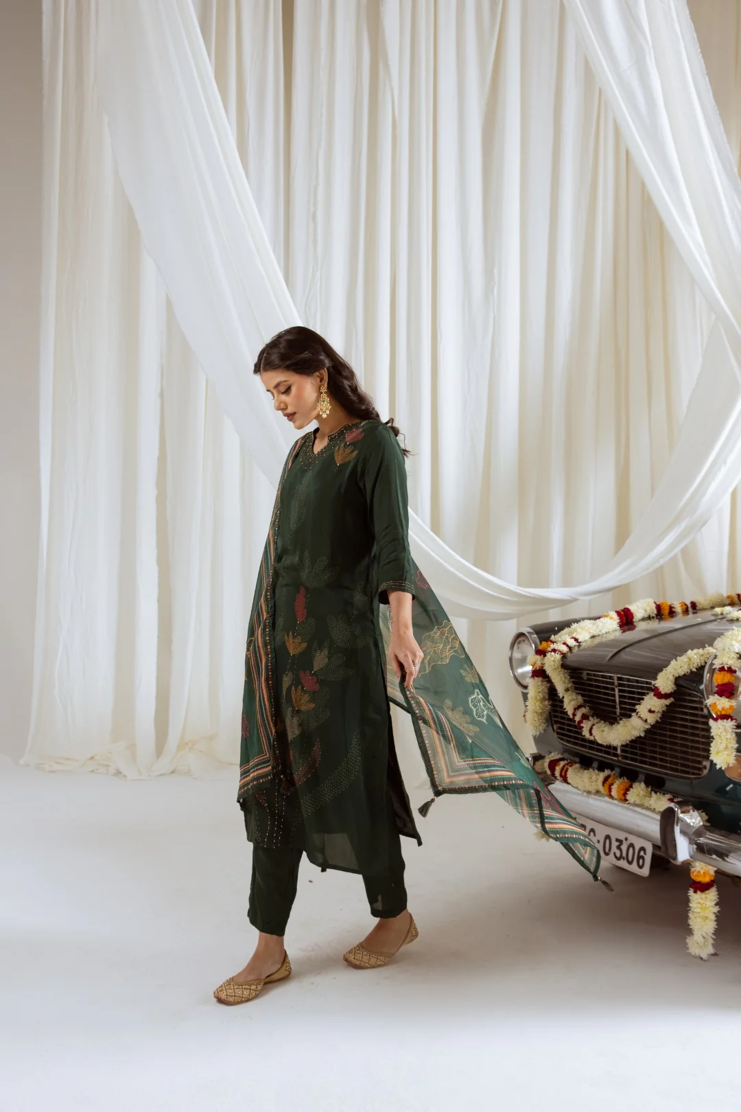 Saisha saber premium digital print muslin suit set - Image 5