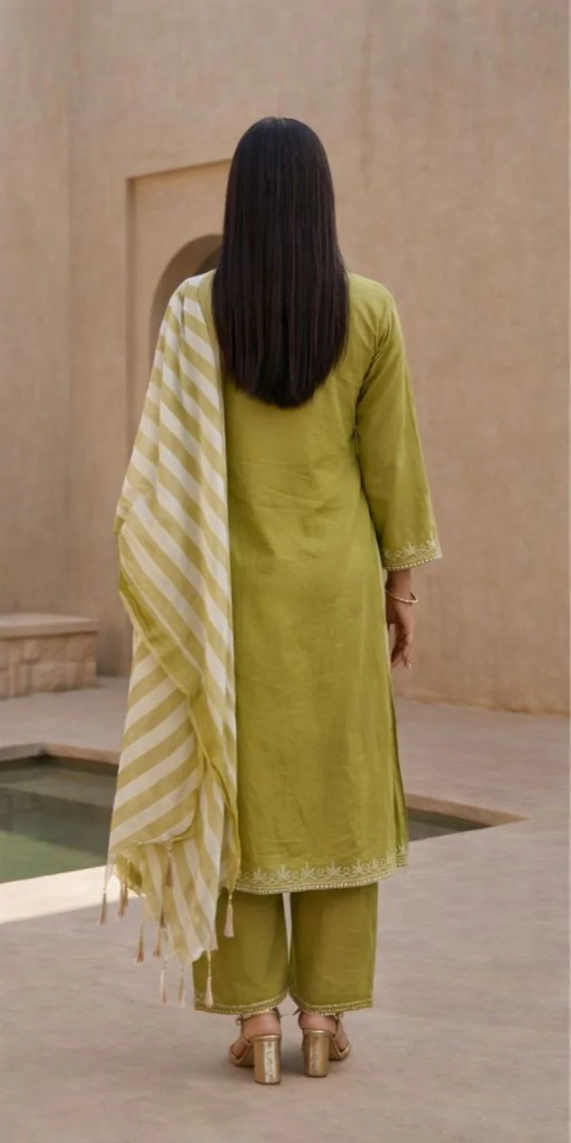 Molly Thyme Embroidered Suit Set - Image 12