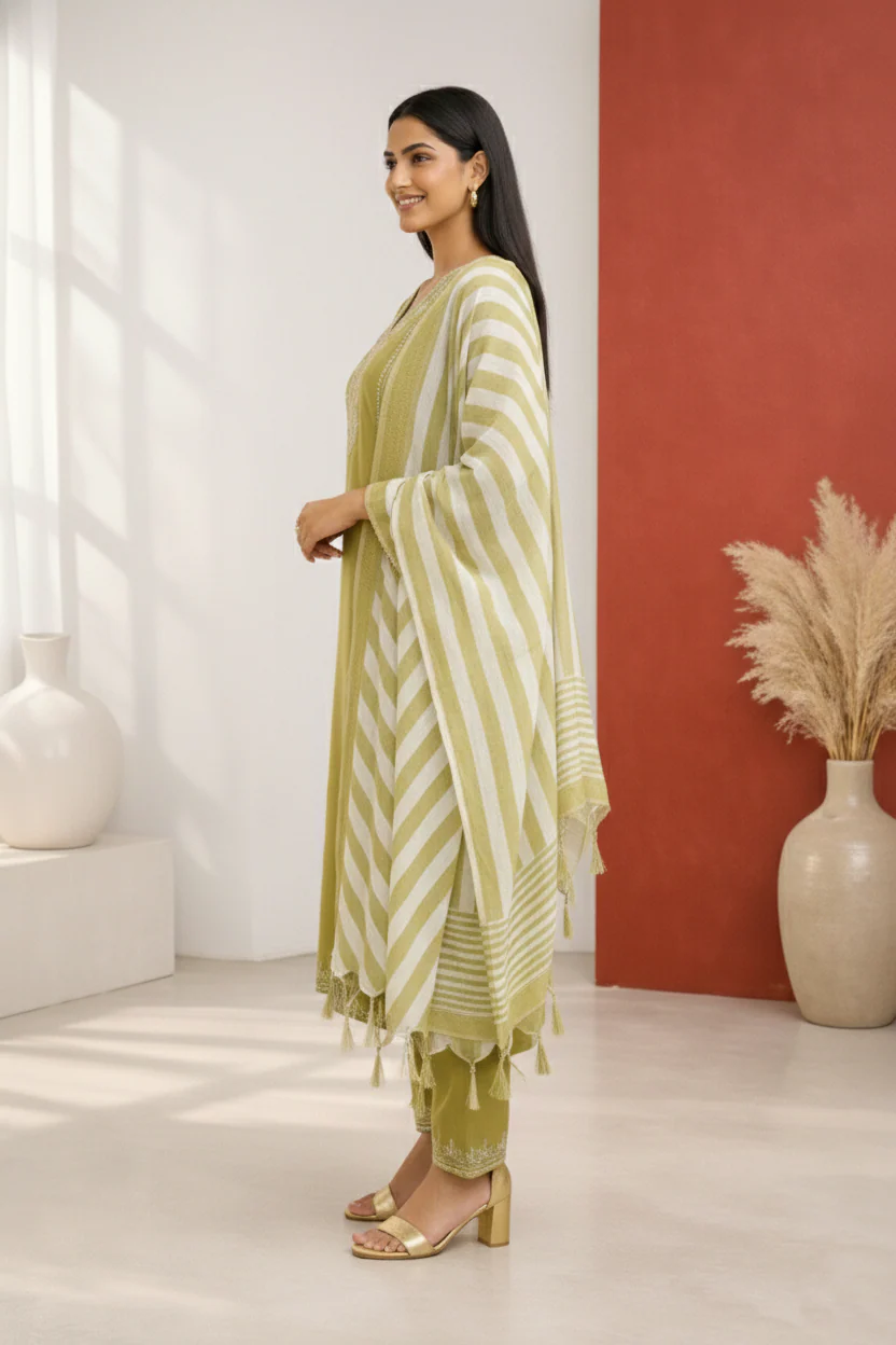 Molly Thyme Embroidered Suit Set - Image 7