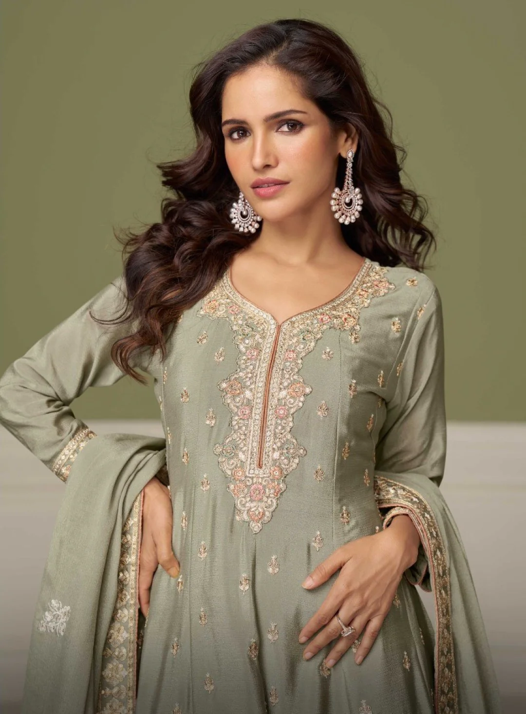 Imli Ash Full Work Premium Suit Set - Image 2