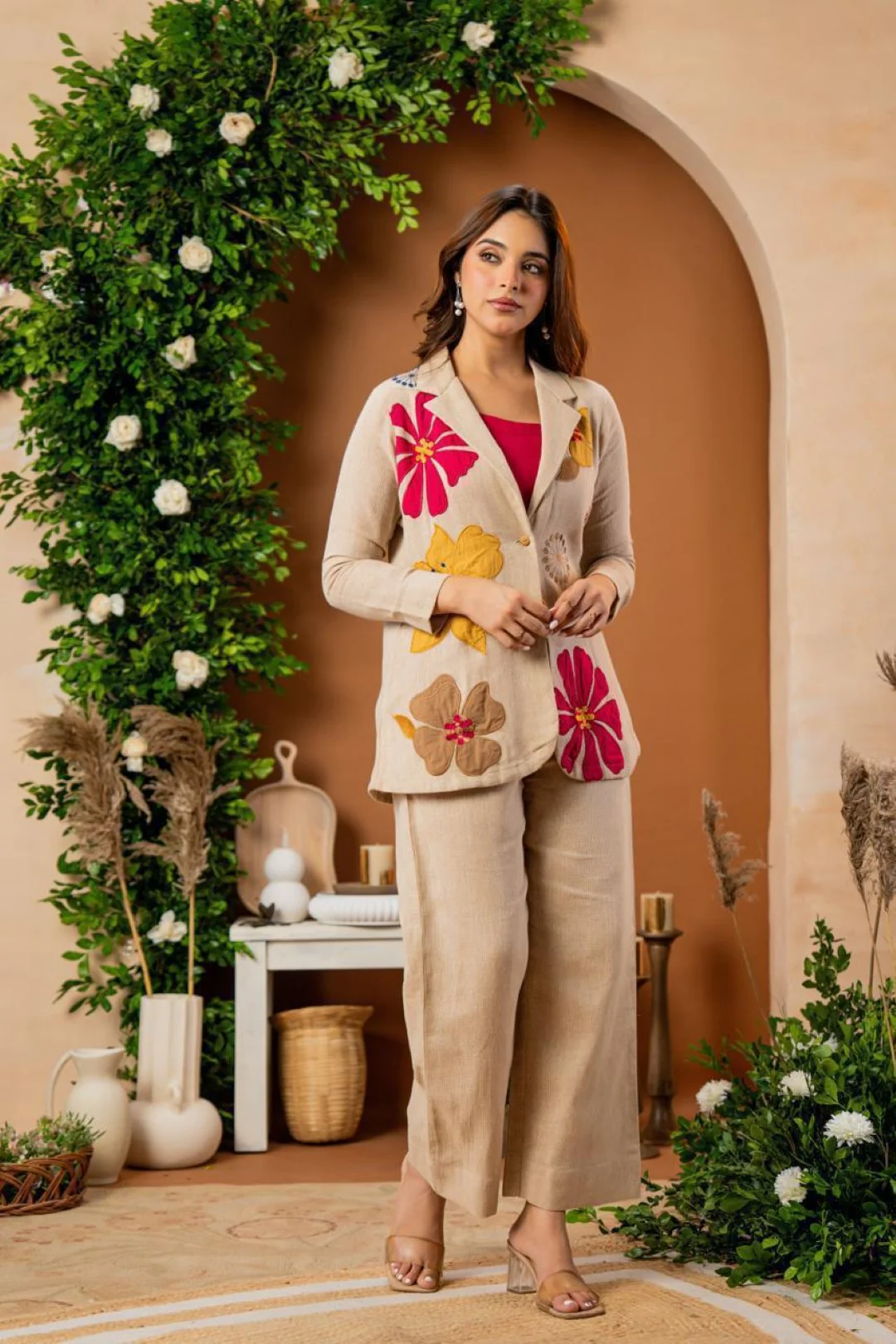 Opela Applique Jacket Co-ord set - Image 4