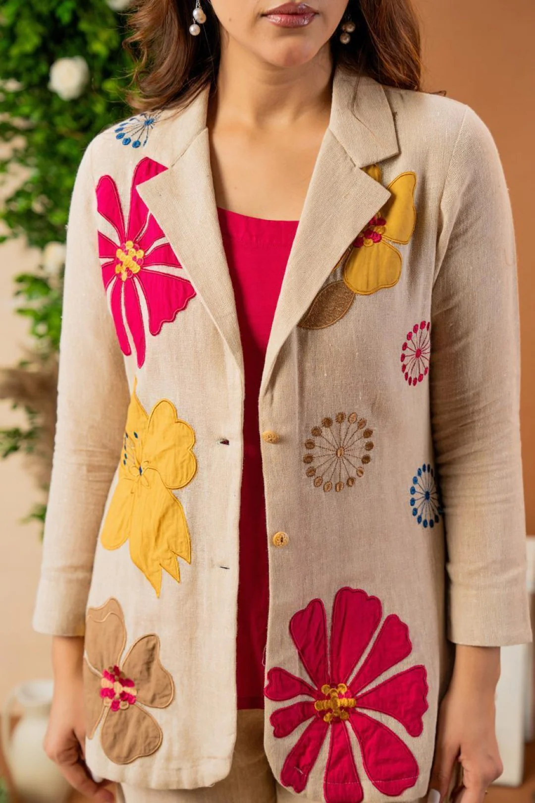 Opela Applique Jacket Co-ord set - Image 6