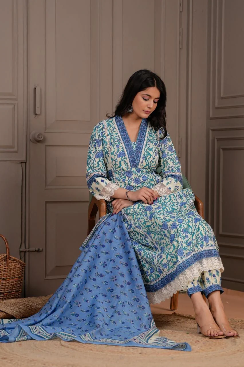 Jayti Tiffany cotton suit set - Image 6