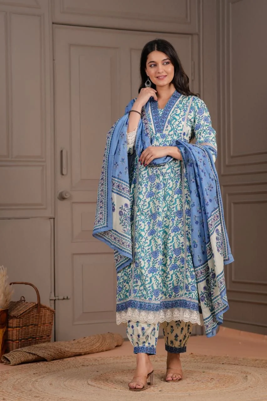 Jayti Tiffany cotton suit set - Image 8