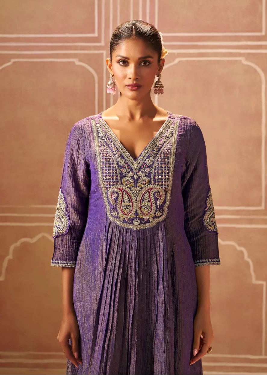 Shireen Iris Full Work Premium Heavy Suit Set - Image 2
