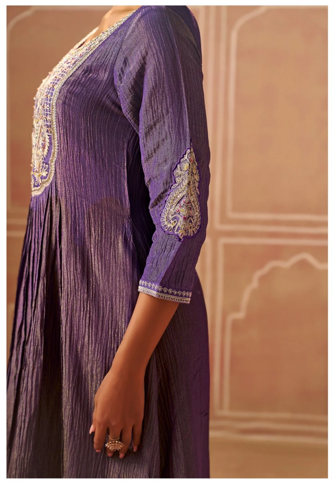 Shireen Iris Full Work Premium Heavy Suit Set - Image 4