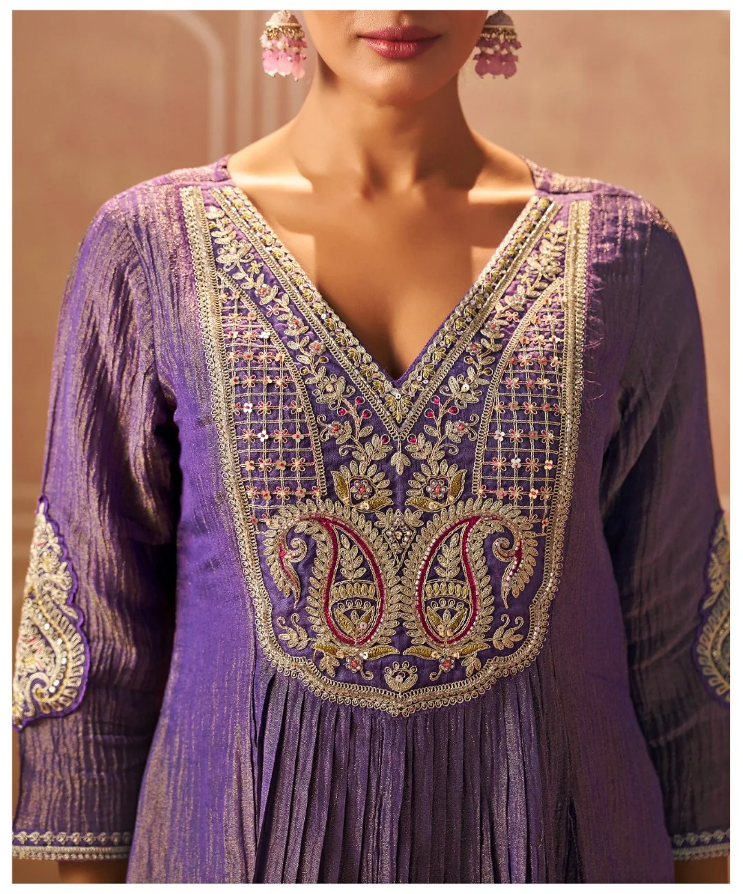 Shireen Iris Full Work Premium Heavy Suit Set - Image 5