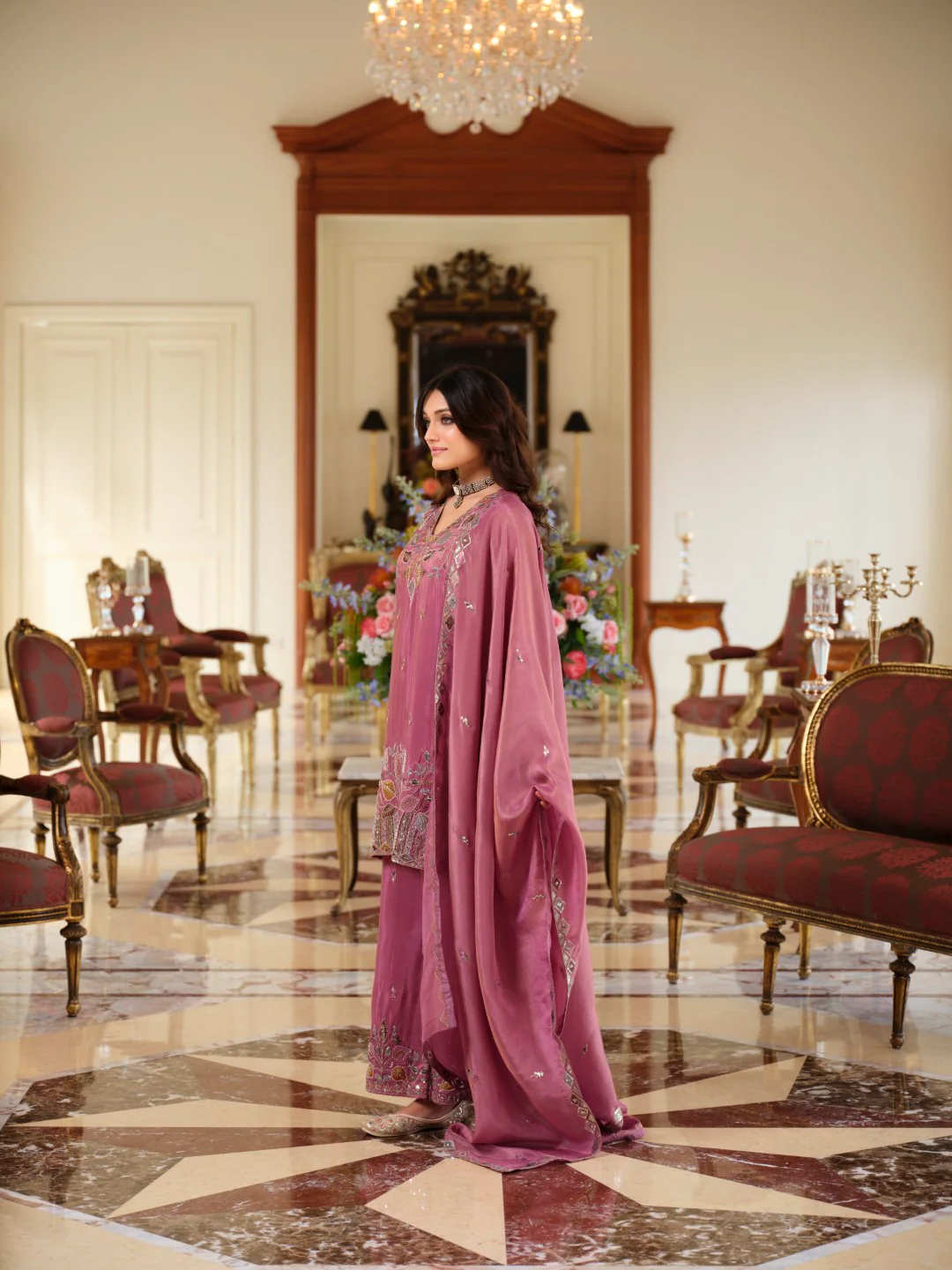 Areesa orchid full work suit set - Image 4