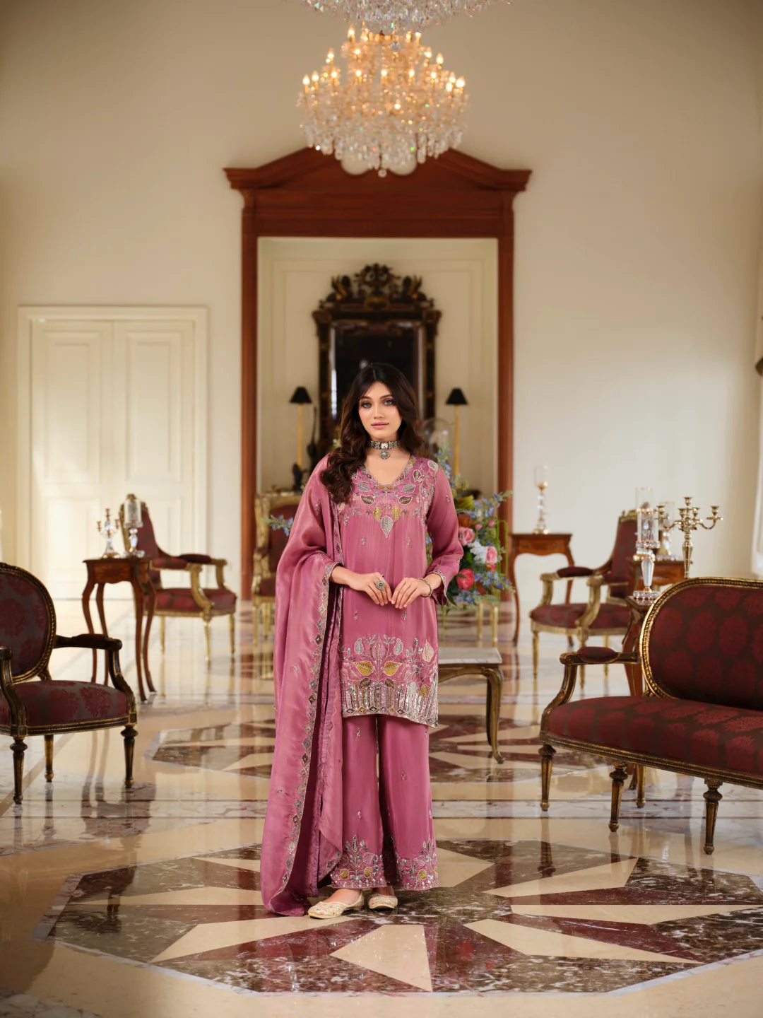 Areesa orchid full work suit set - Image 5