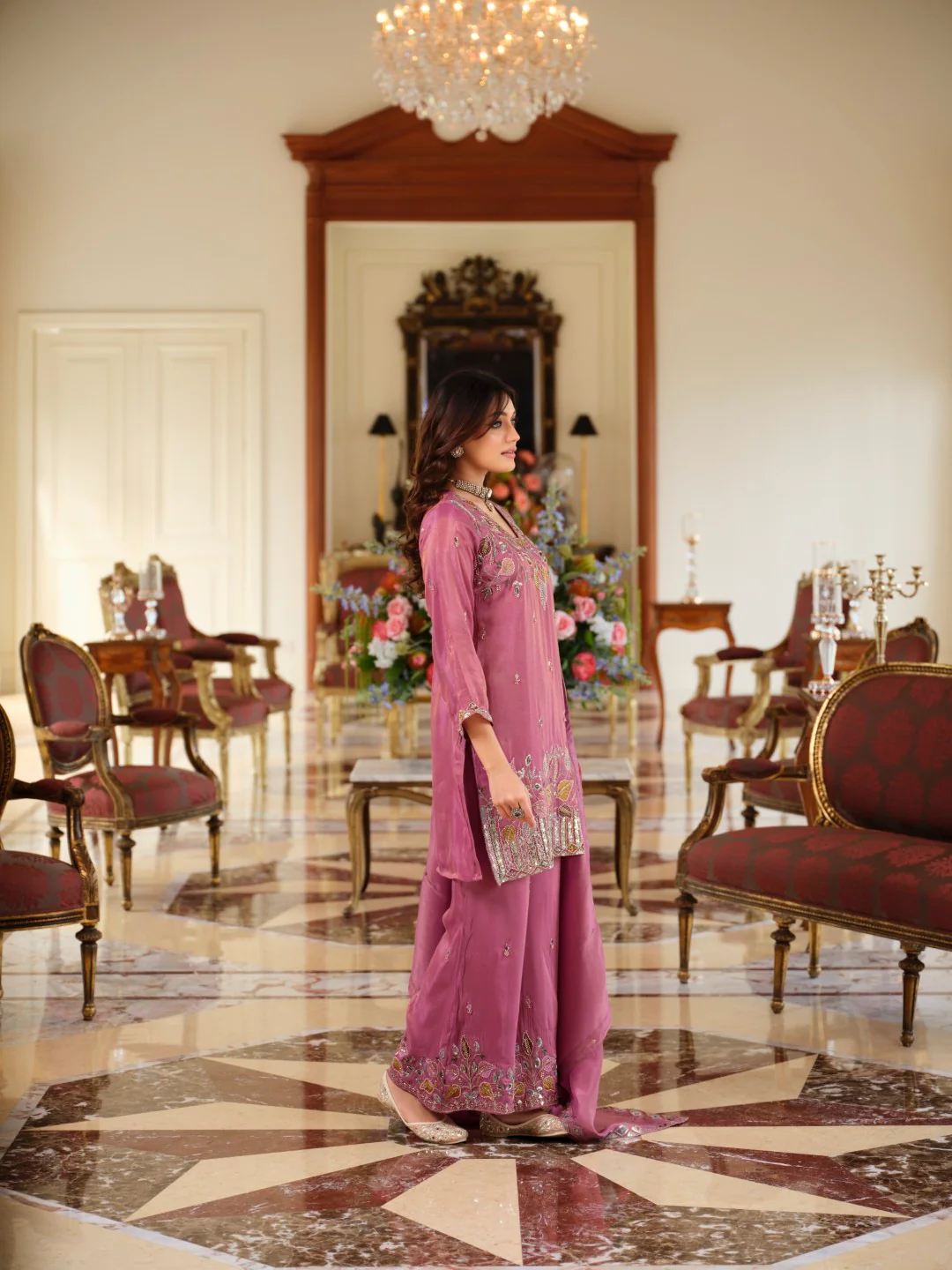 Areesa orchid full work suit set - Image 6