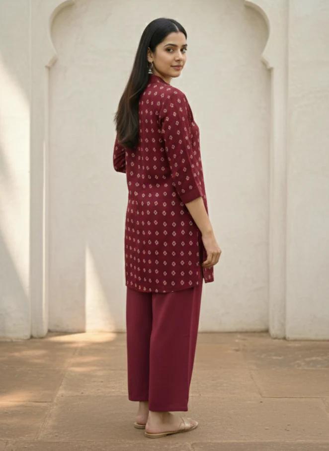 Midushi Merlot Co-ord Set - Image 3