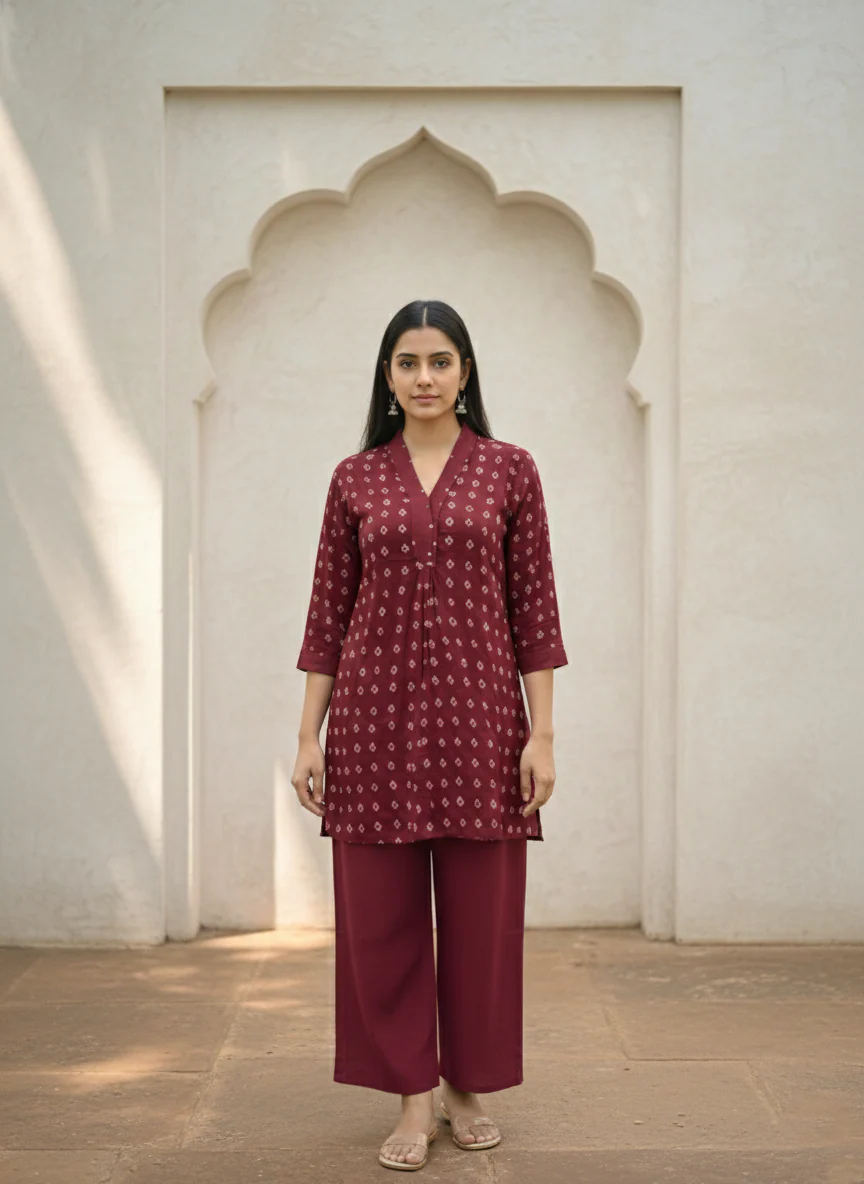 Midushi Merlot Co-ord Set - Image 4