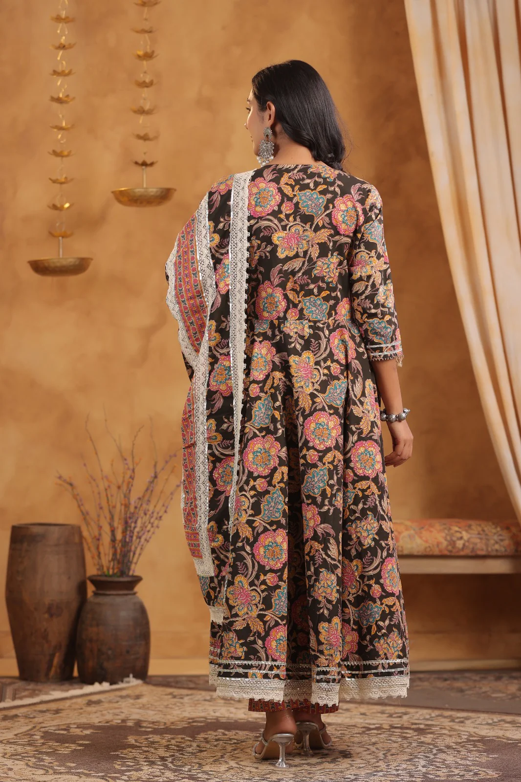ARANYA JET PREMIUM PURE COTTON SUIT SET - Image 3