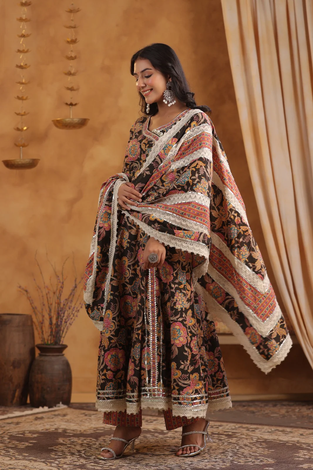 ARANYA JET PREMIUM PURE COTTON SUIT SET - Image 5