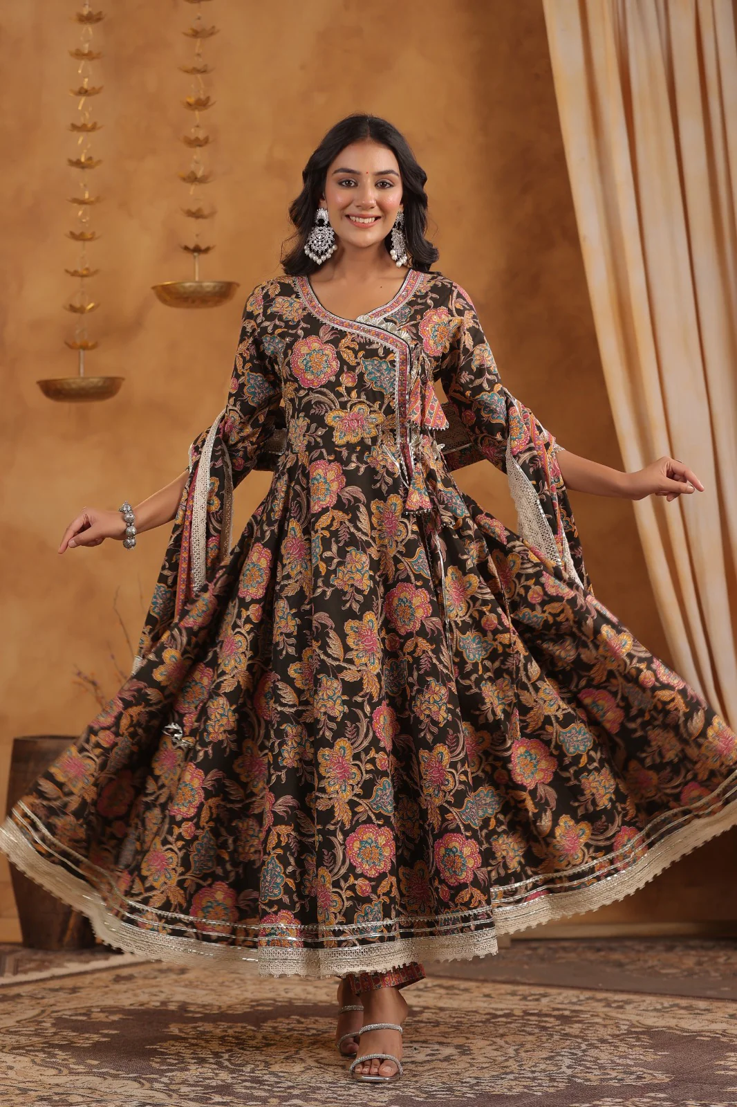ARANYA JET PREMIUM PURE COTTON SUIT SET - Image 6