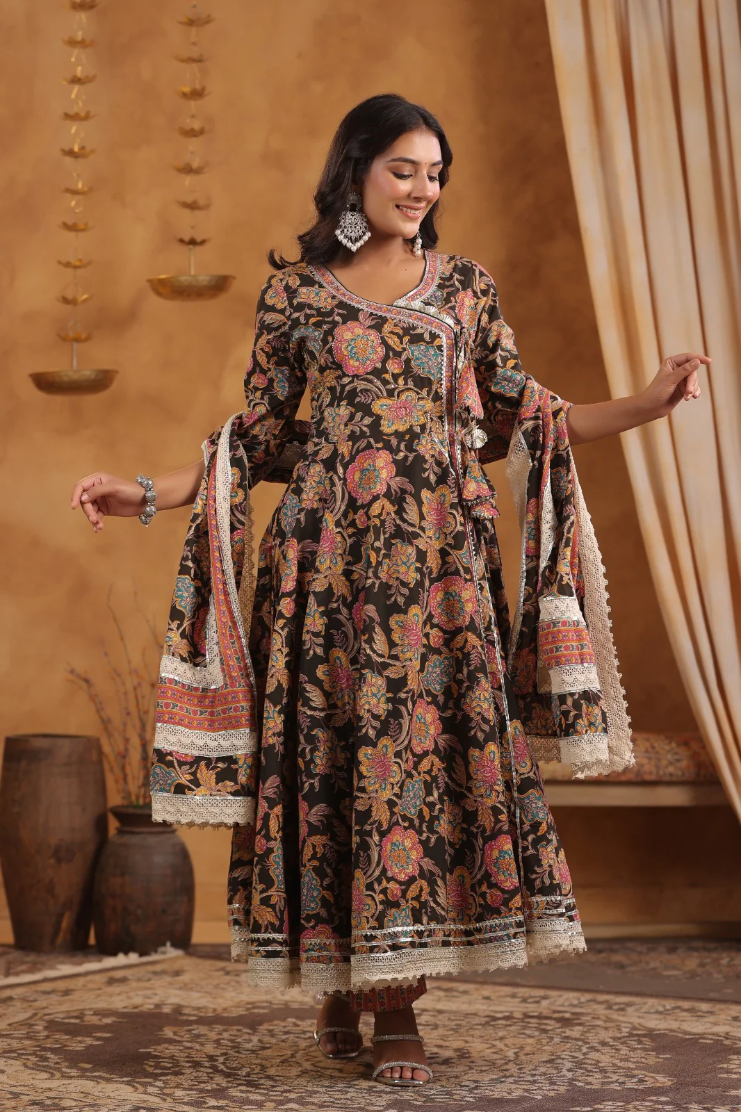 ARANYA JET PREMIUM PURE COTTON SUIT SET - Image 7