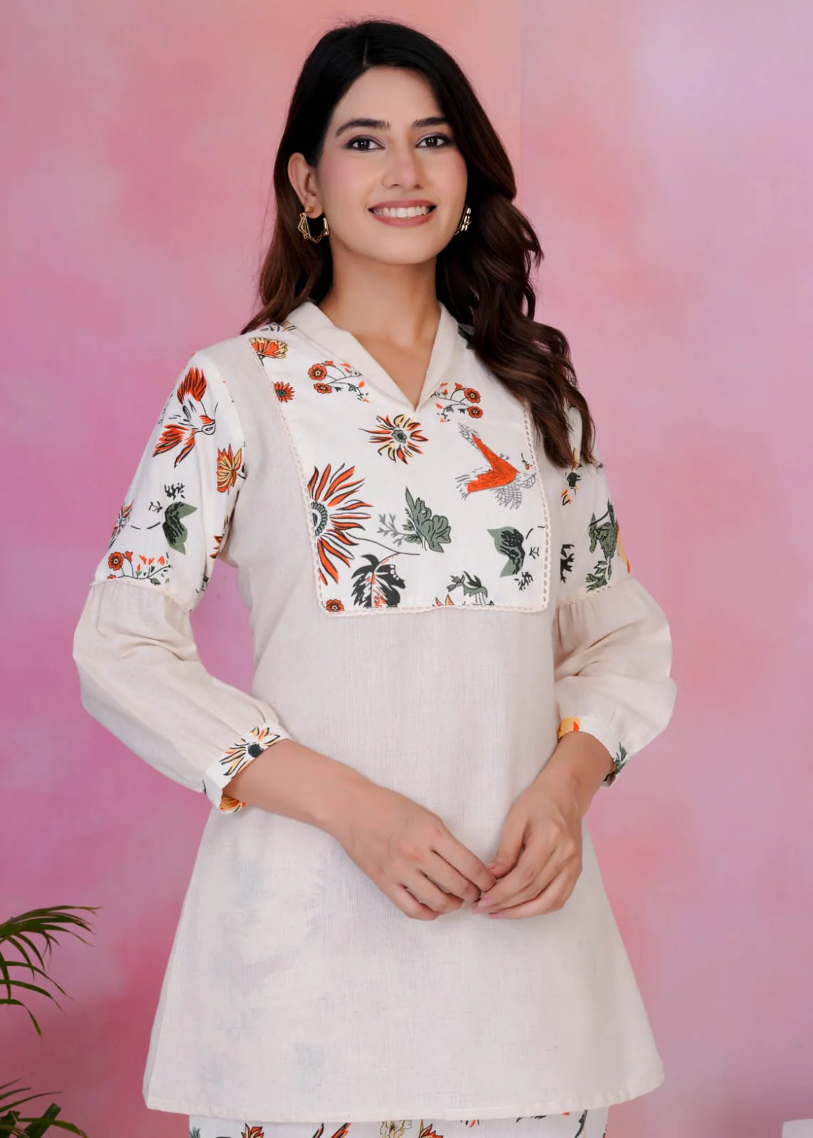 Rashmika Pearl Cotton Co-ord Set - Image 2