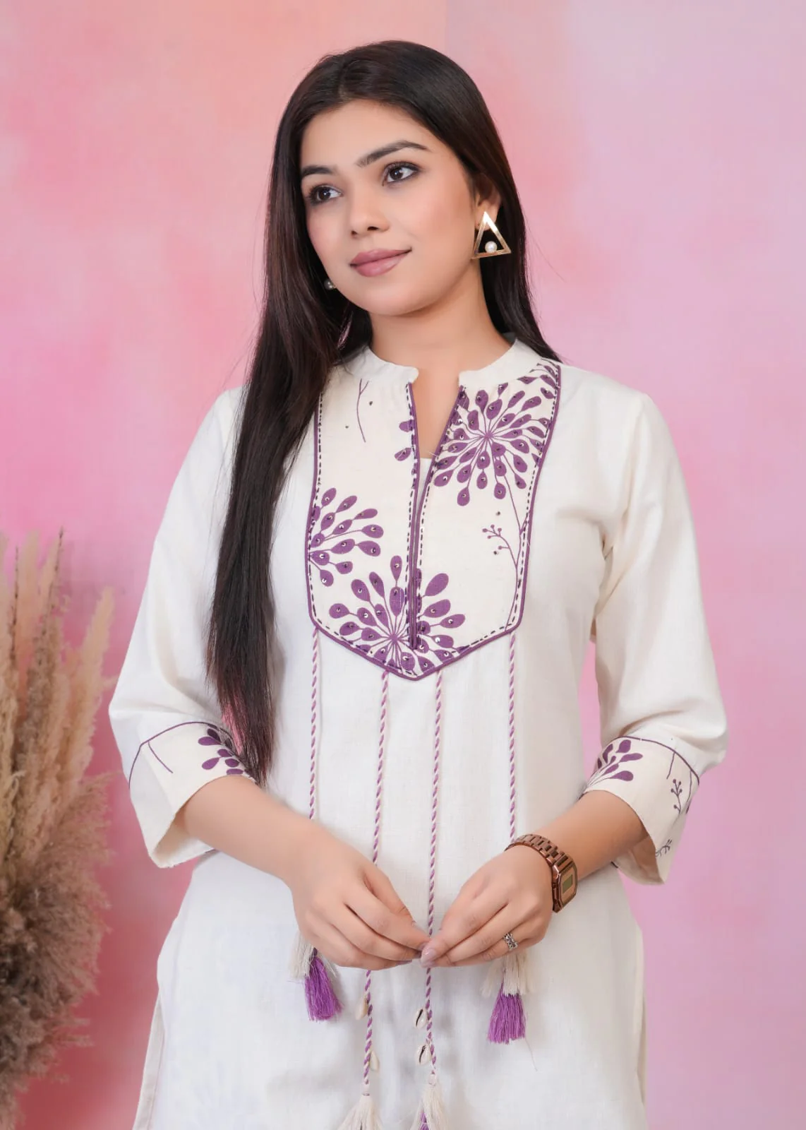 Hardik Orchid Cotton Co-ord Set - Image 2