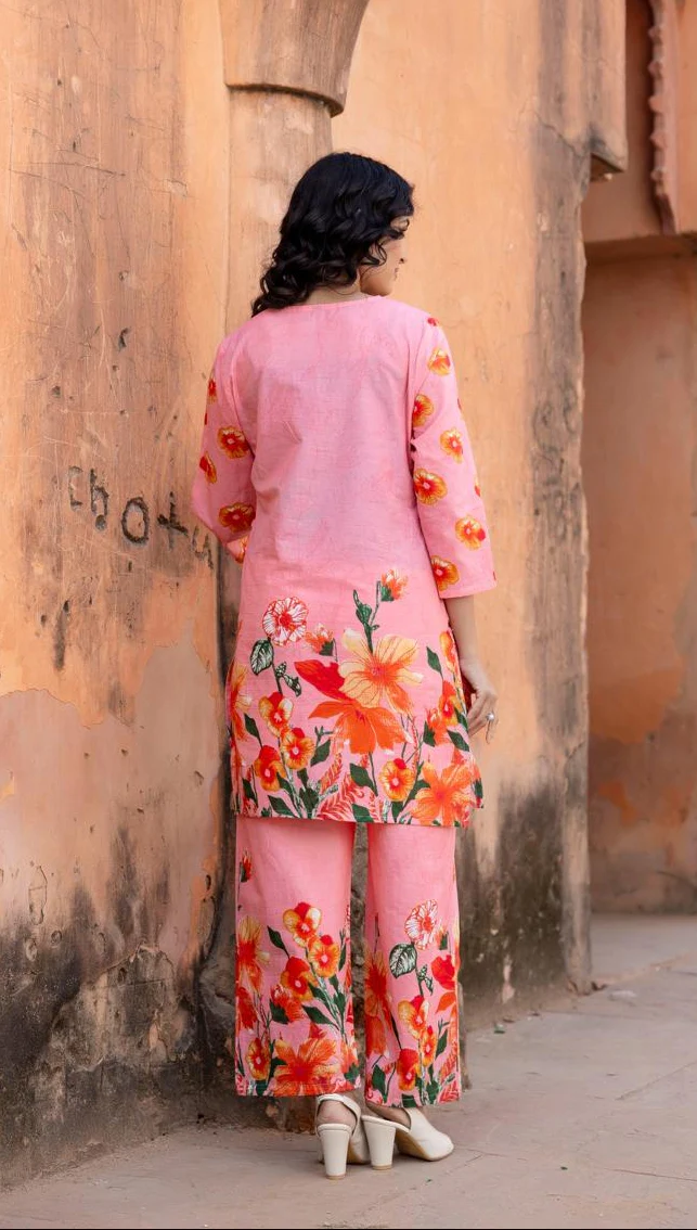 Ushoshi Candy printed  Cotton co-ord Set - Image 3