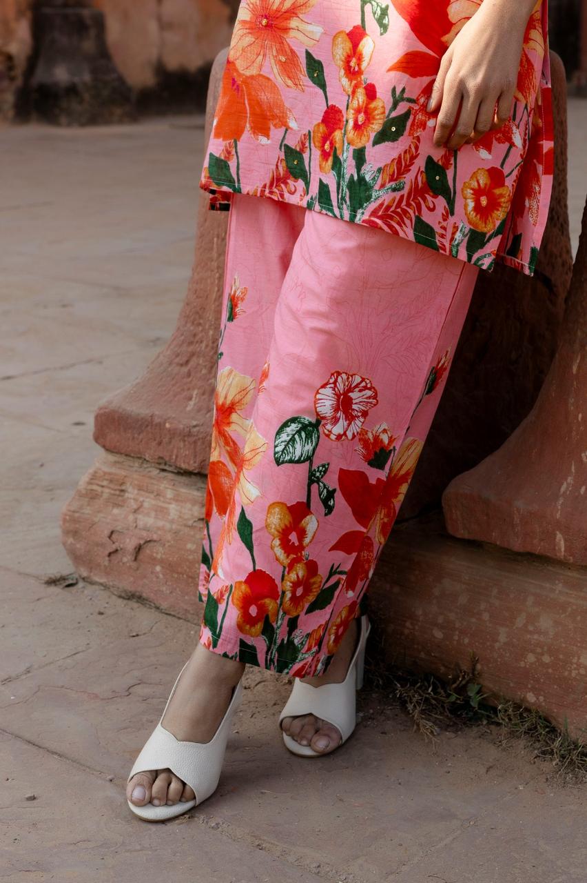 Ushoshi Candy printed  Cotton co-ord Set - Image 5