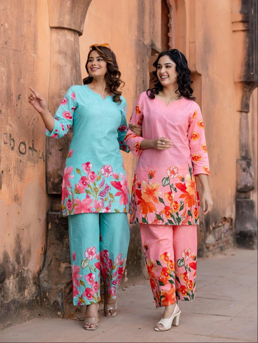 Ushoshi Candy printed  Cotton co-ord Set - Image 6