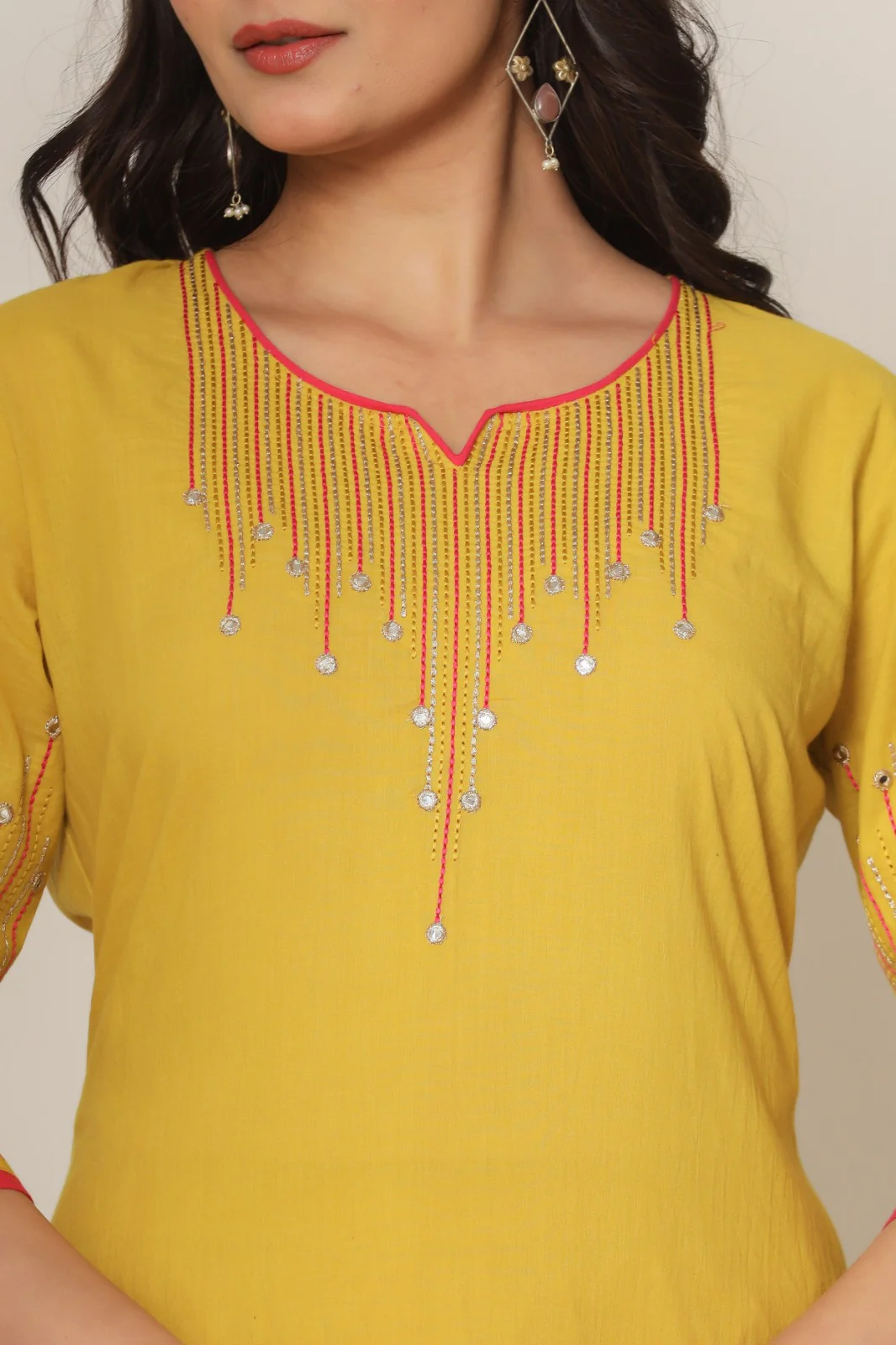 Mika sunshine kurta pant set - Image 5