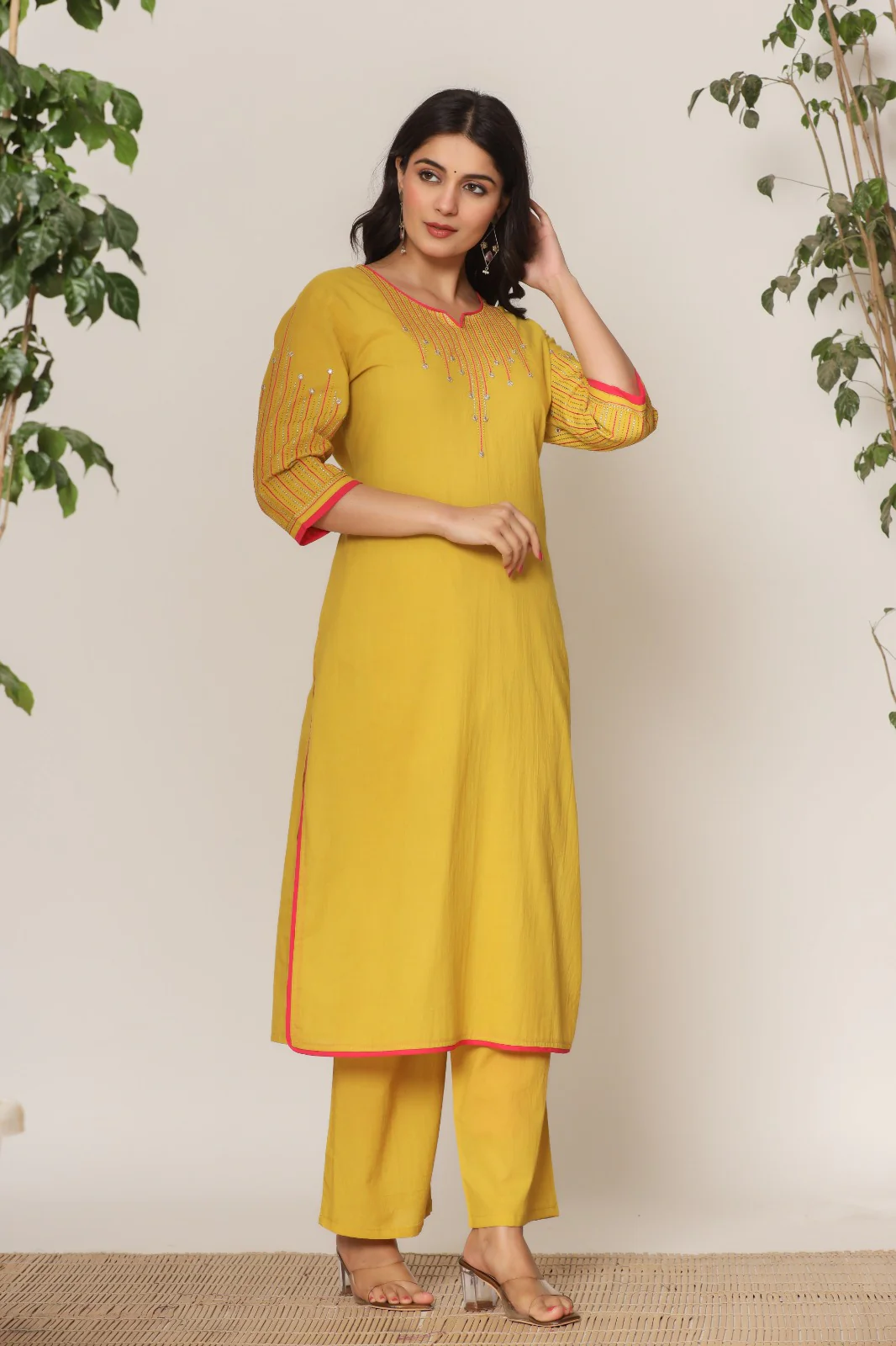 Mika sunshine kurta pant set - Image 6