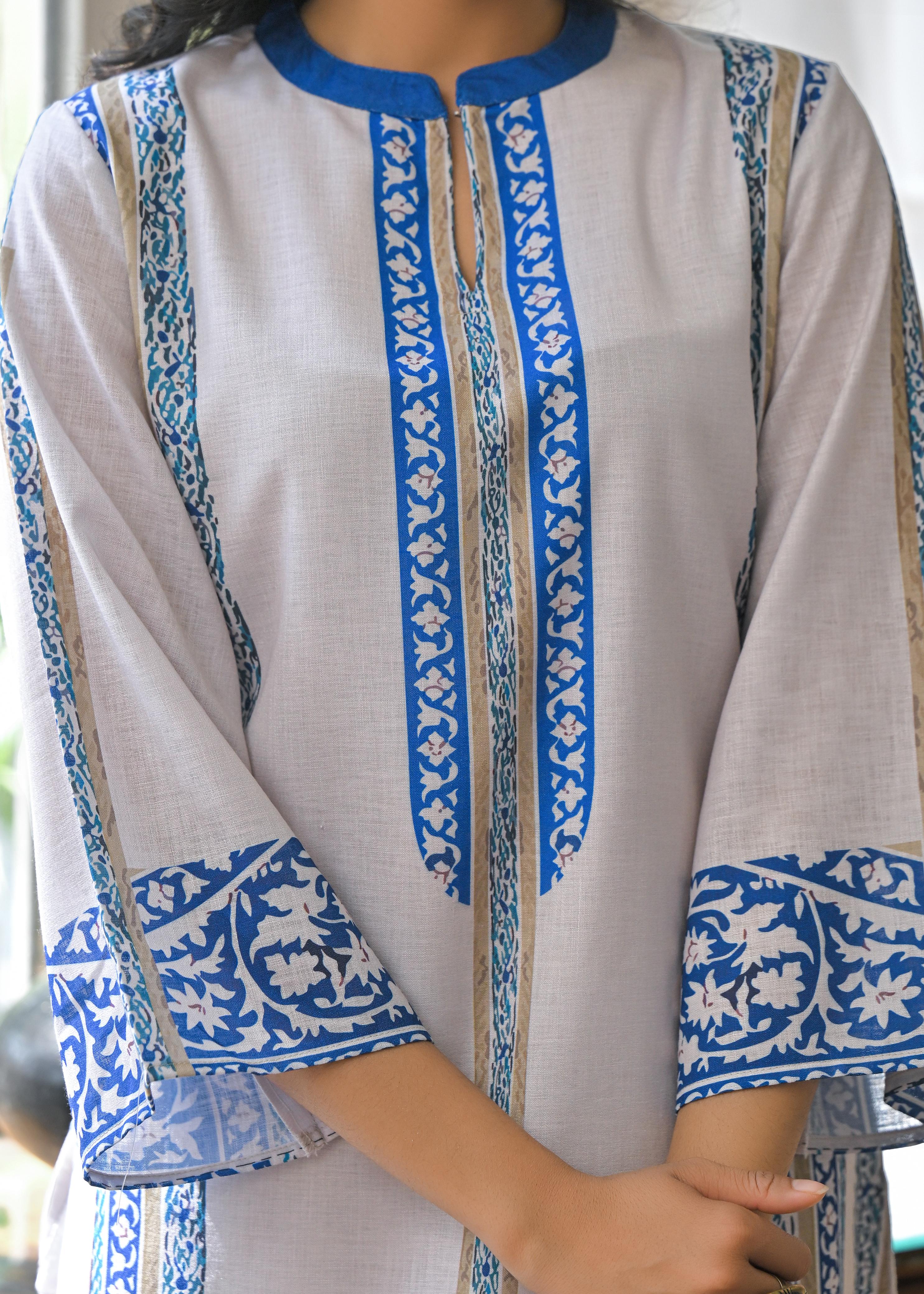 Vastramaya Cloud Printed Cotton co-ord set - Image 4
