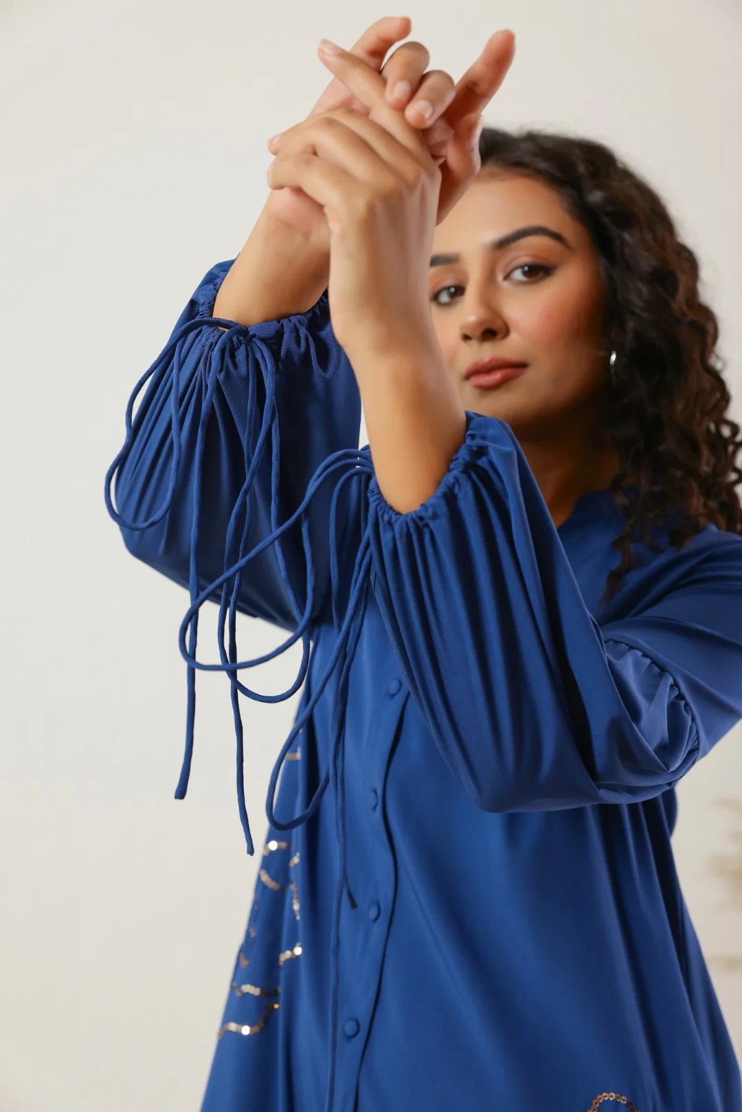 Annie indigo designer dress - Image 10