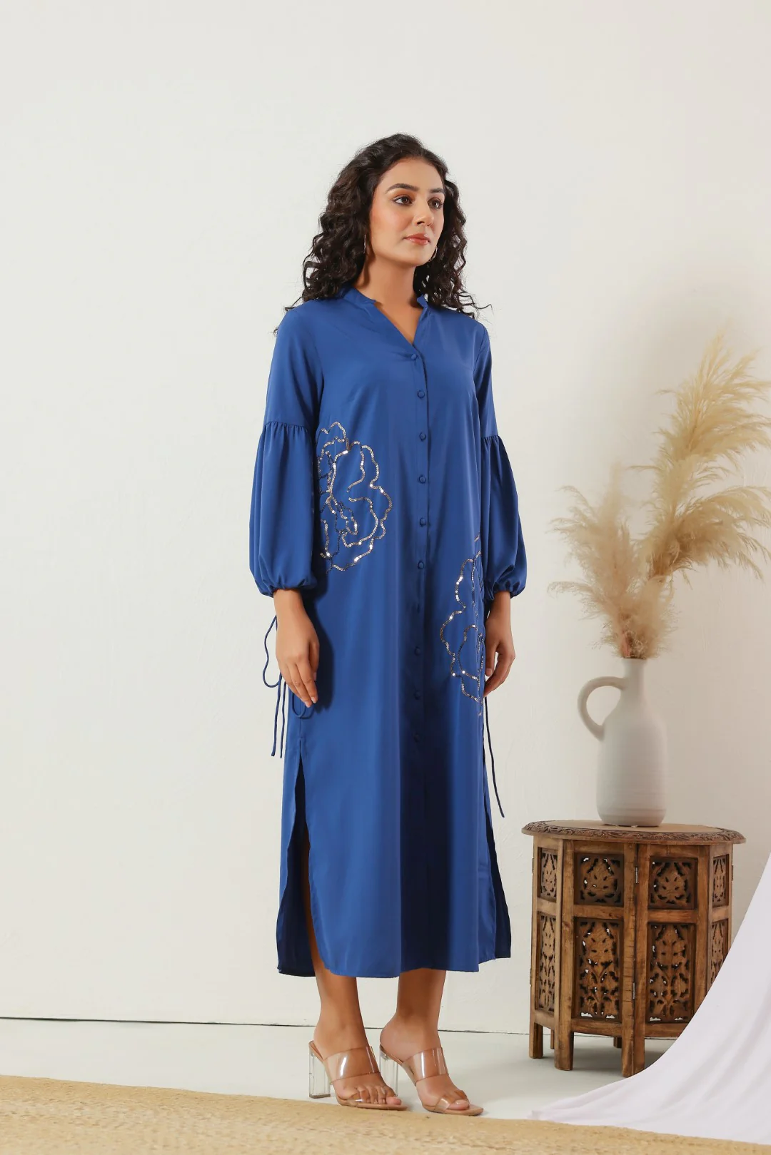 Annie indigo designer dress - Image 4