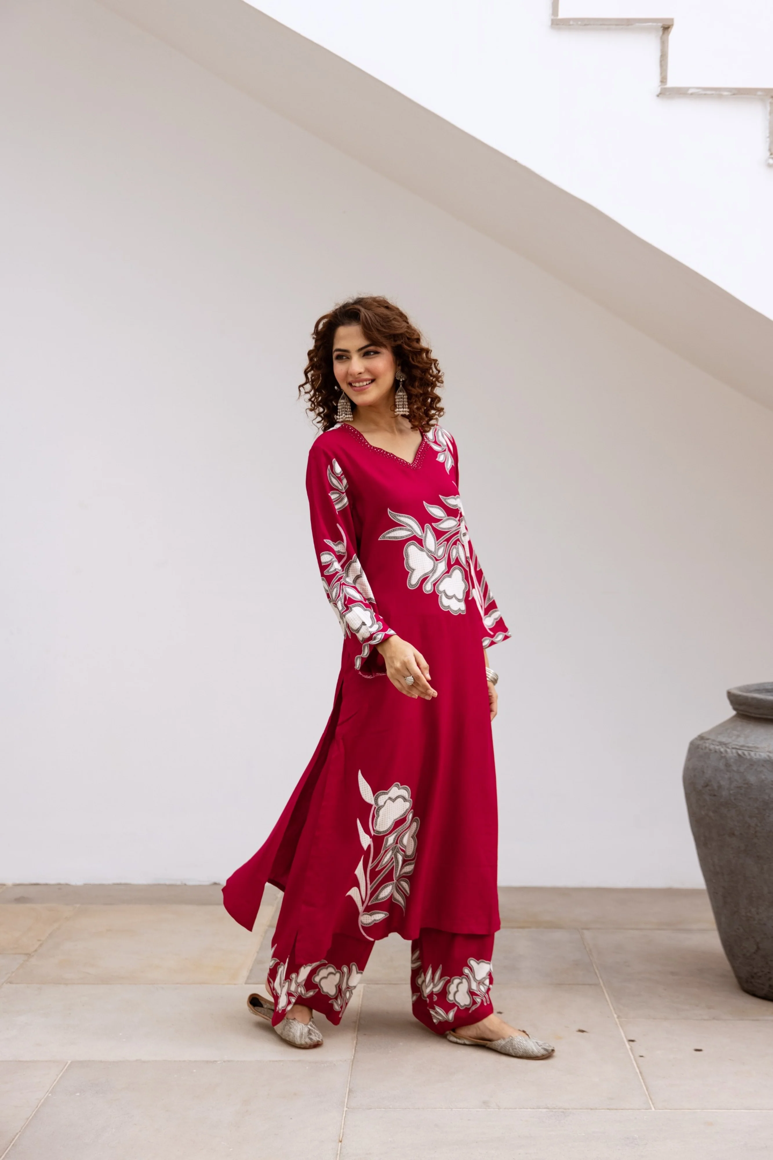 Bakul shiraz printed Kurta Pant set - Image 4