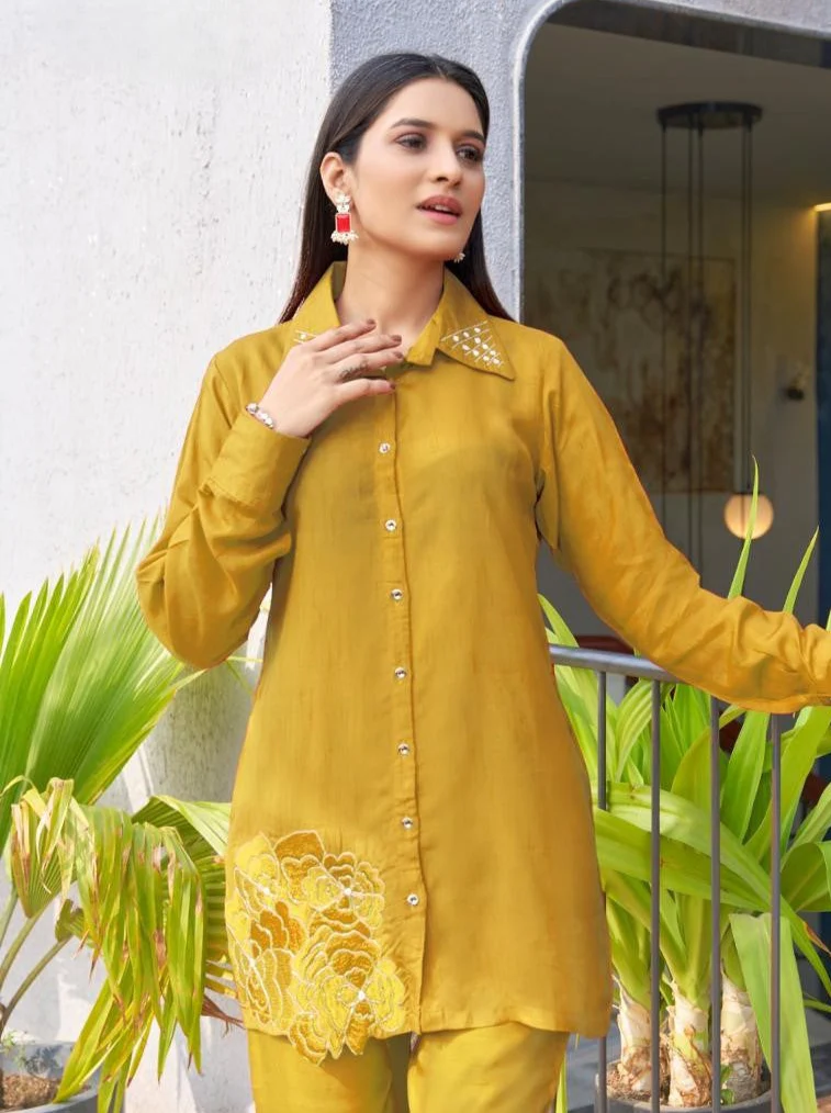 Divya sunshine work co-ord set - Image 2