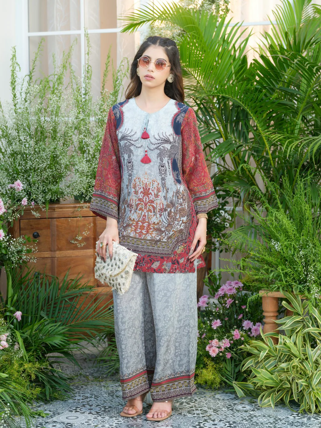 Palash cloud printed Co-ord set - Image 10