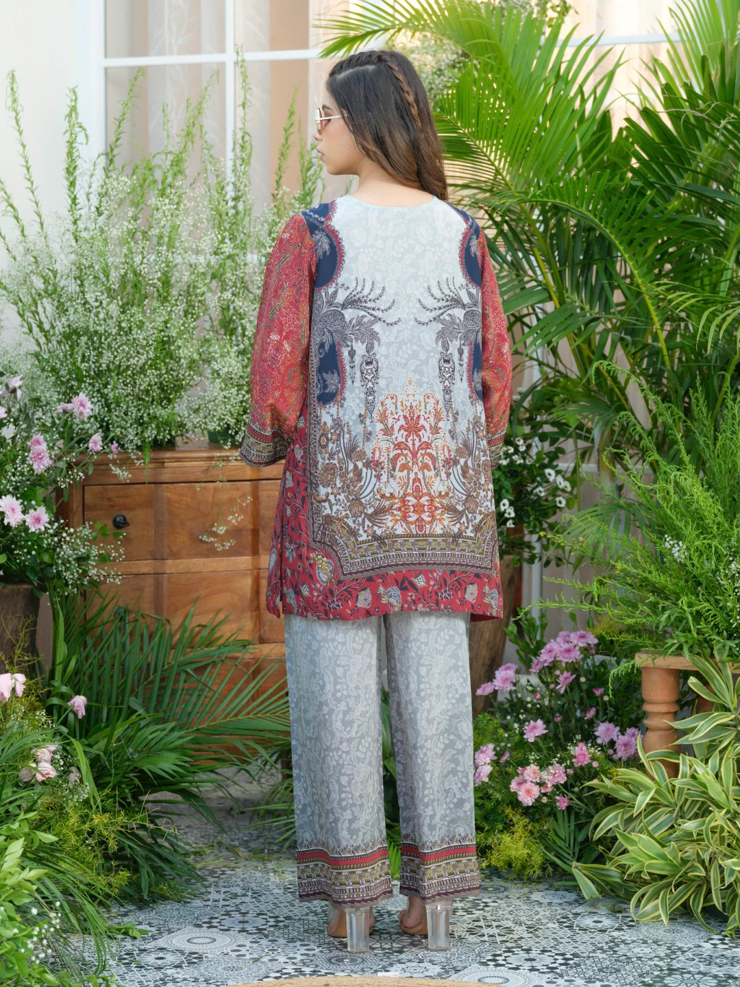 Palash cloud printed Co-ord set - Image 11