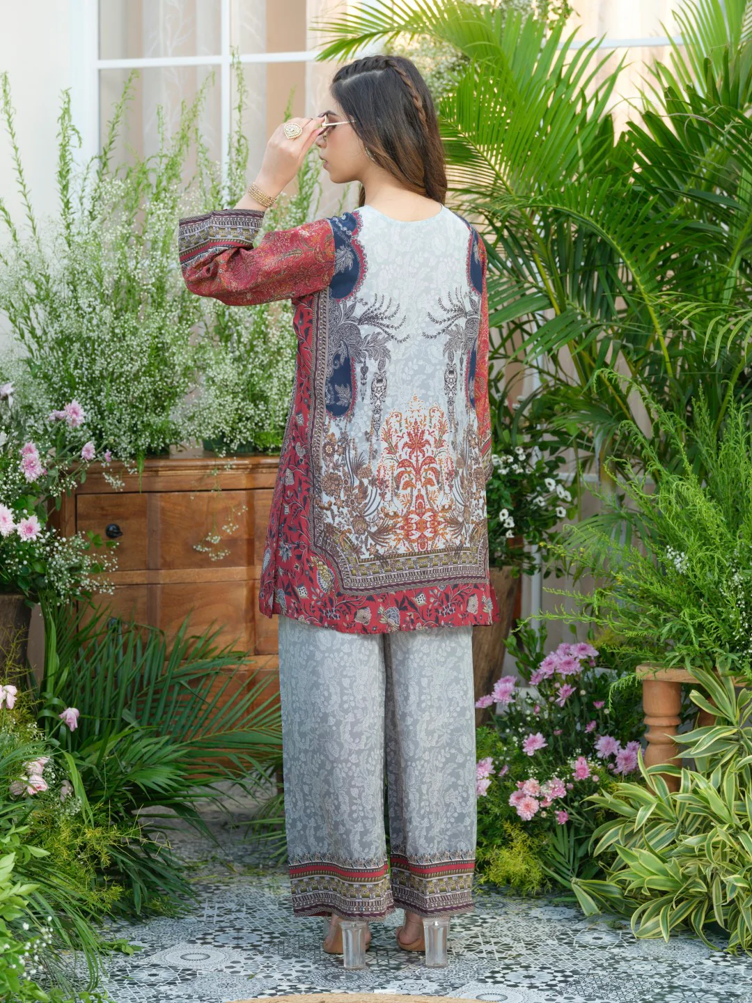 Palash cloud printed Co-ord set - Image 12