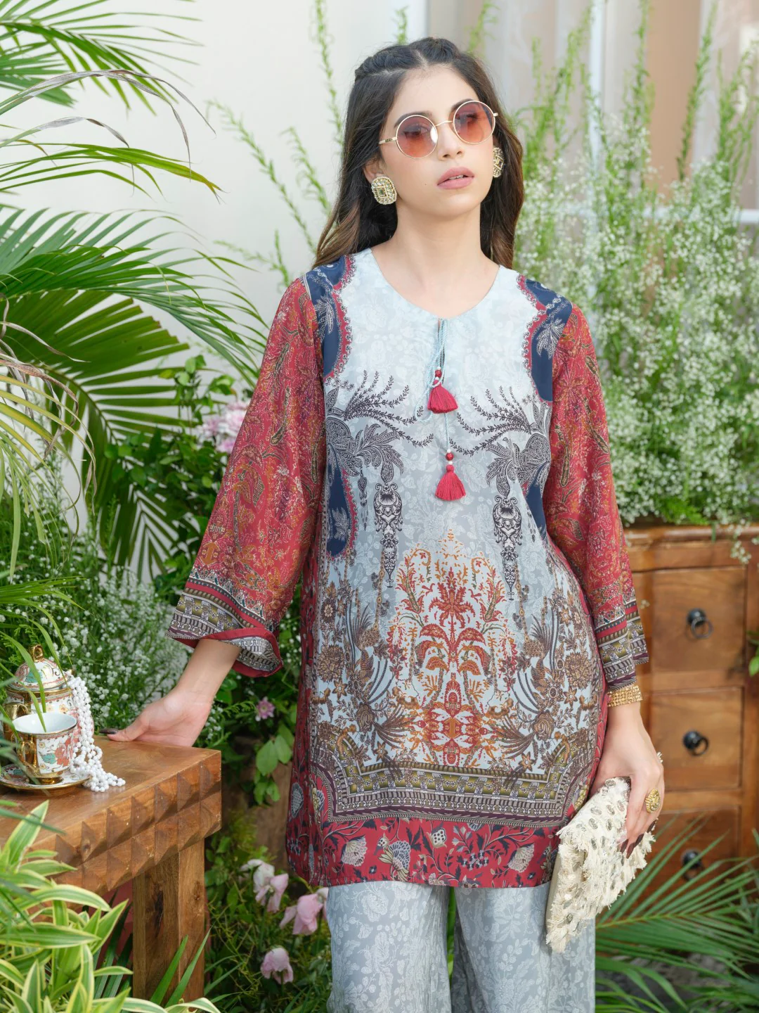 Palash cloud printed Co-ord set - Image 14