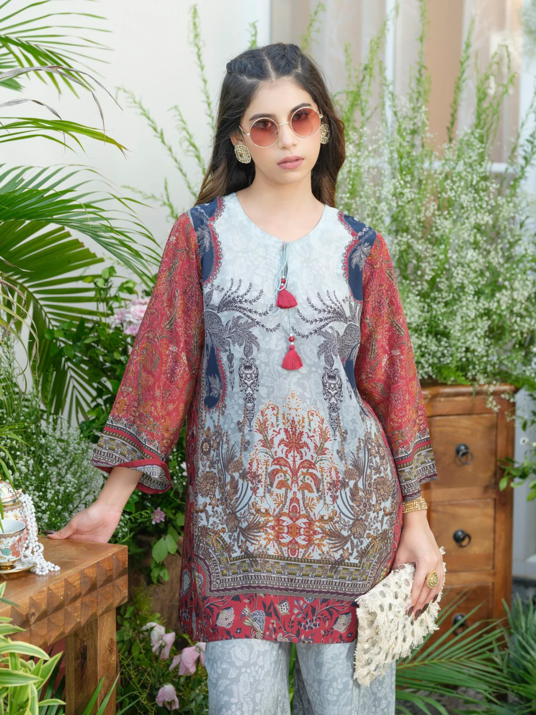 Palash cloud printed Co-ord set - Image 15