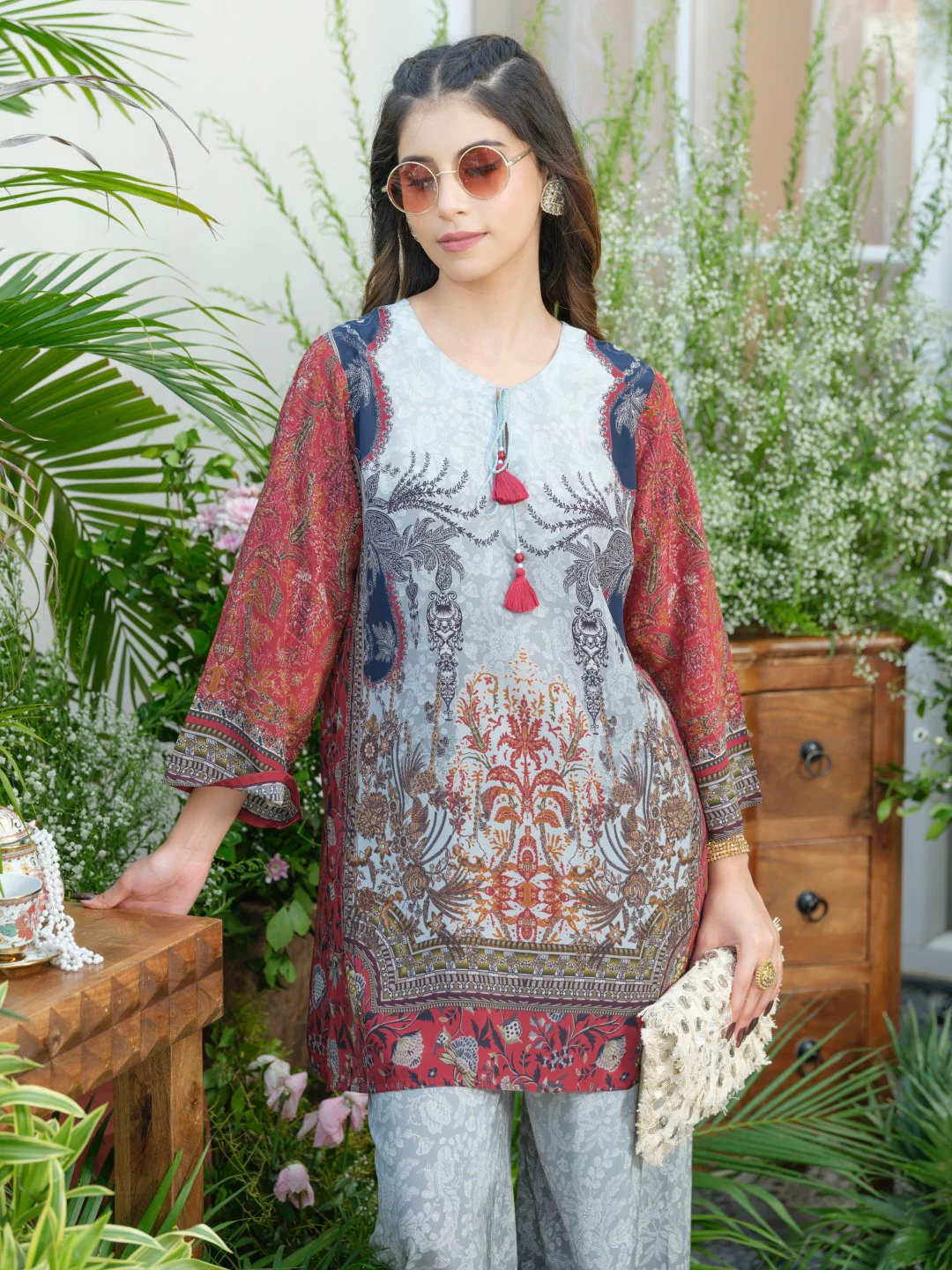 Palash cloud printed Co-ord set - Image 16