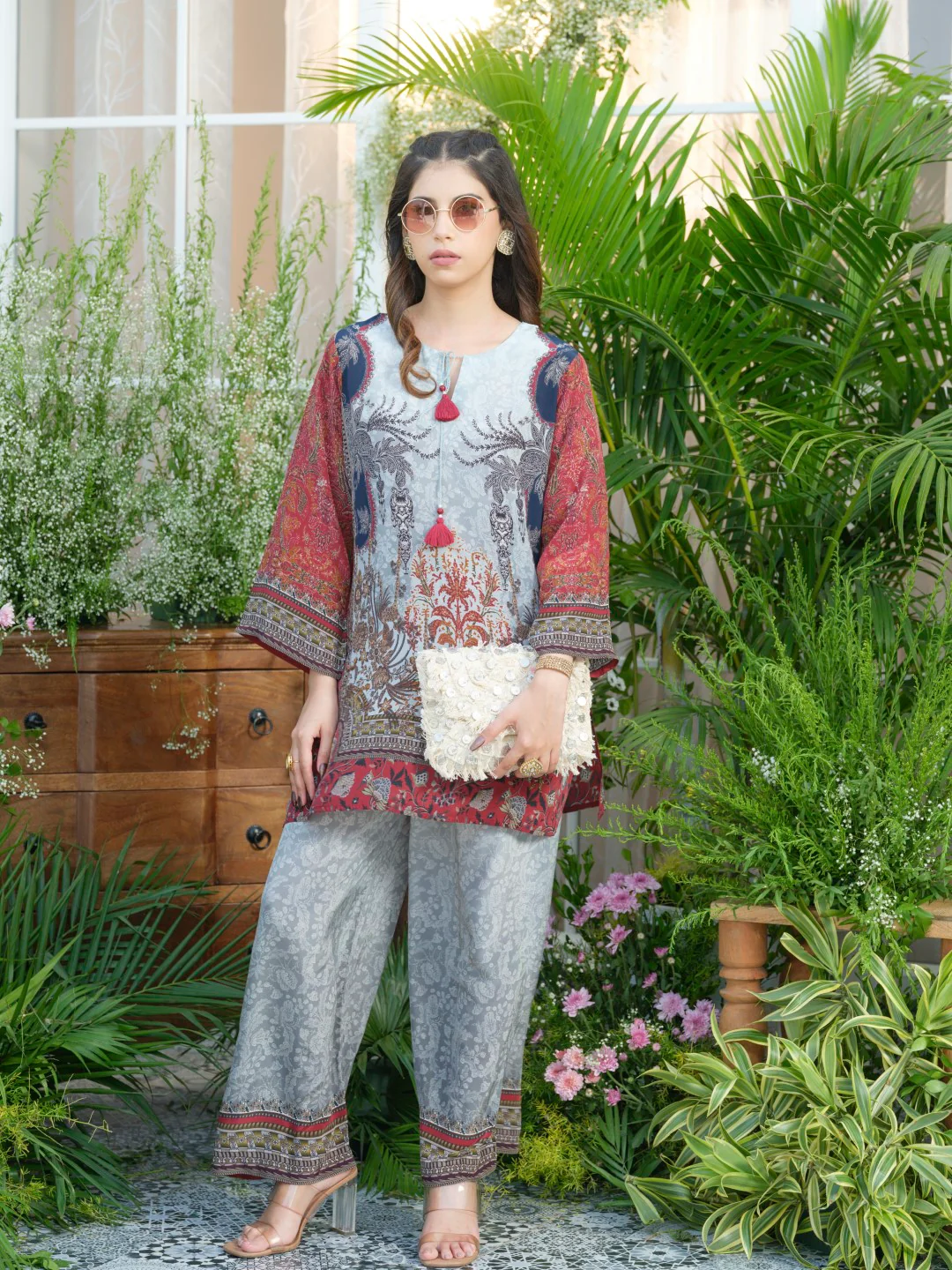 Palash cloud printed Co-ord set - Image 17